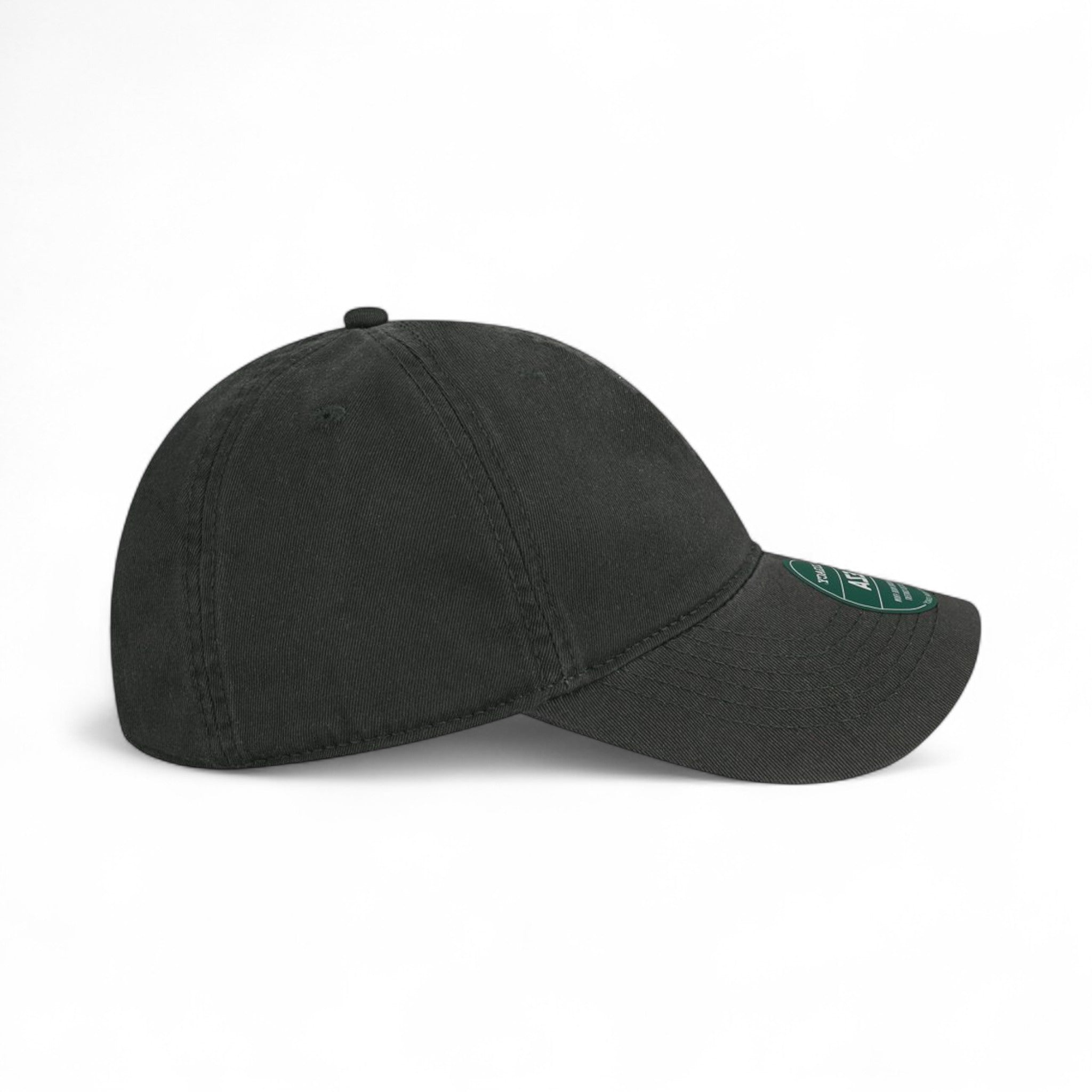 Right side view of Legacy EZA custom hat in black