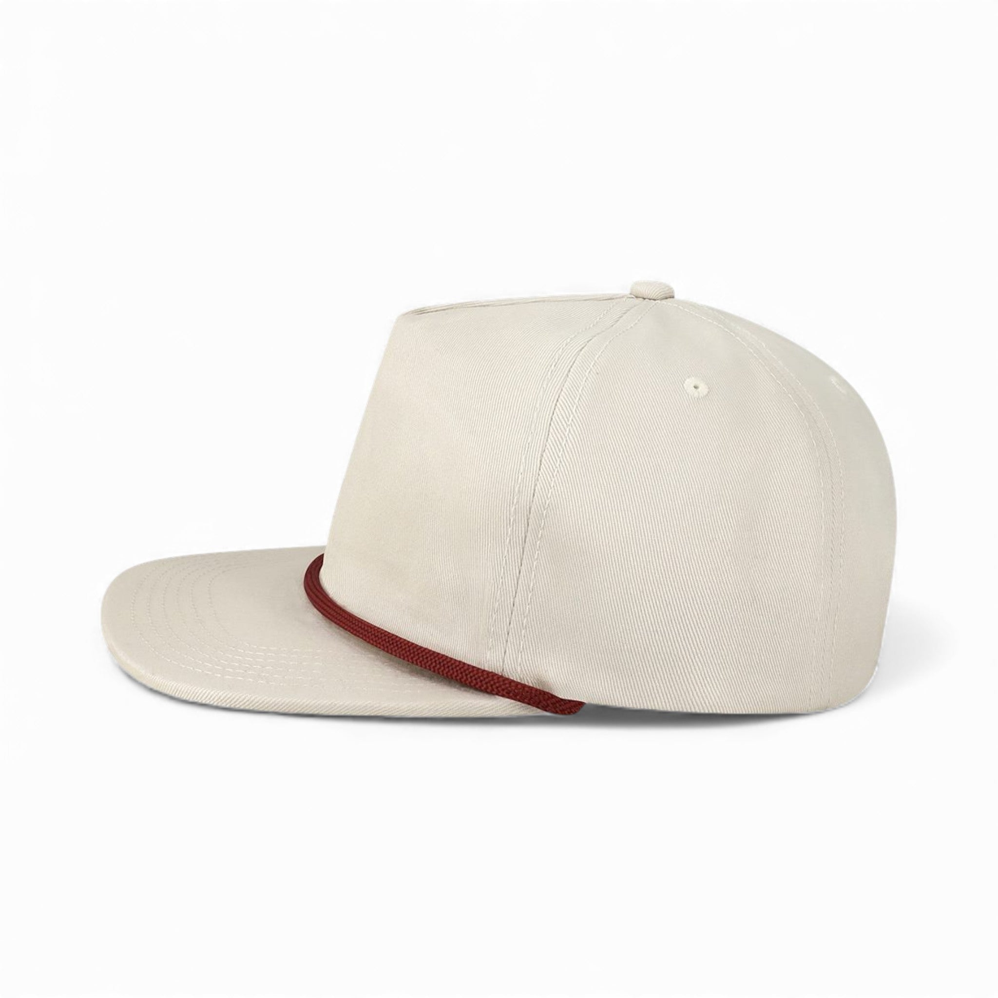 Left side view of Locale WILSON custom hat in cream