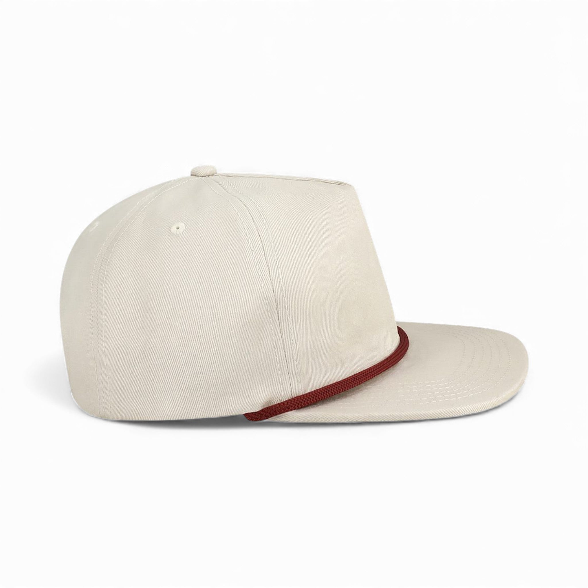 Right side view of Locale WILSON custom hat in cream