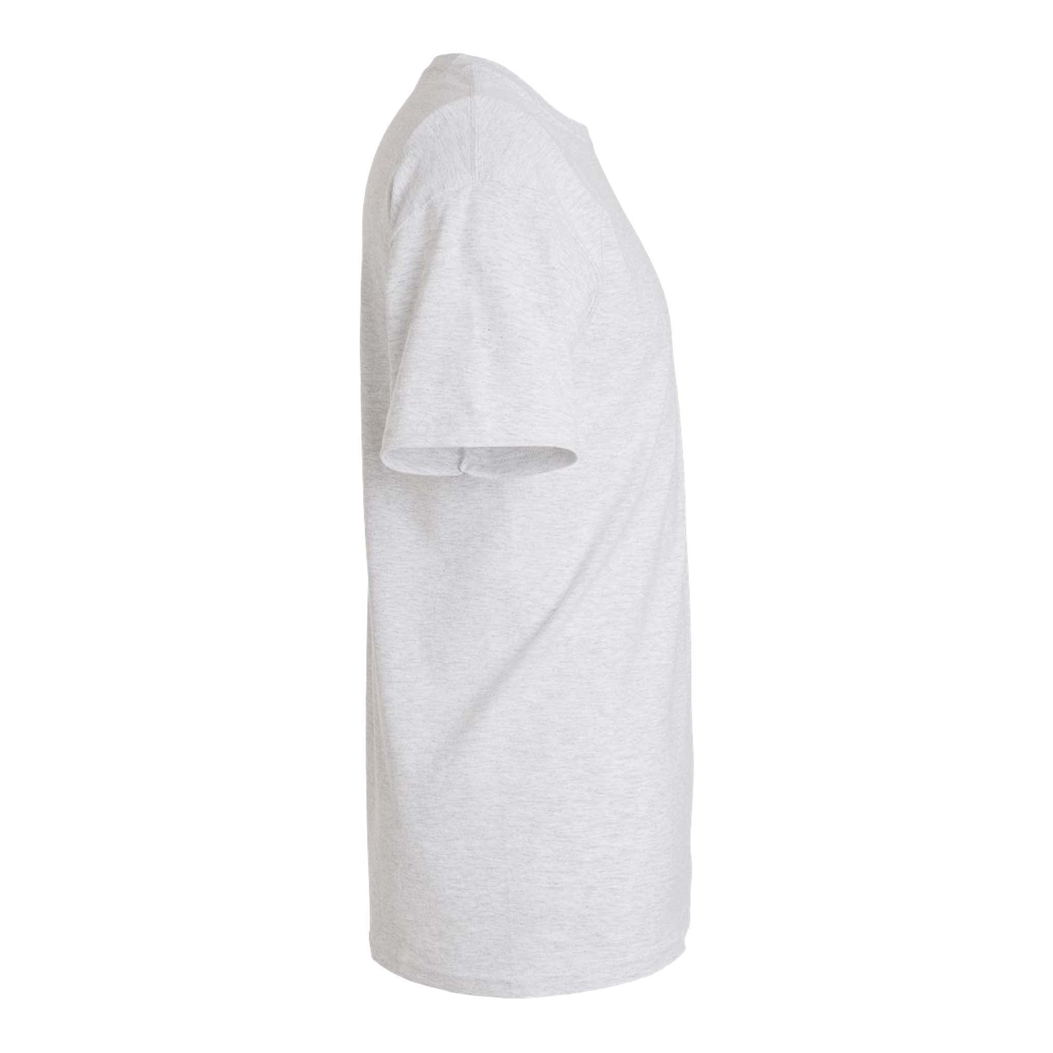 M&O 4800 custom short sleeve t-shirt in ash, right side view