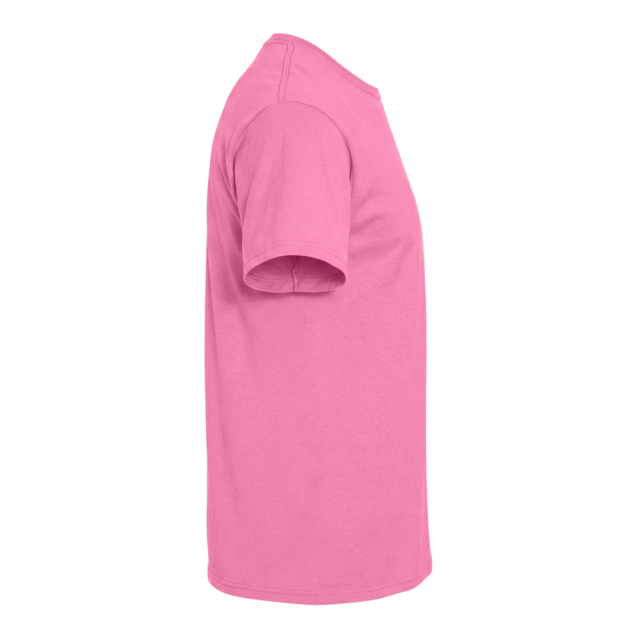 M&O 4800 custom short sleeve t-shirt in azalea, right side view