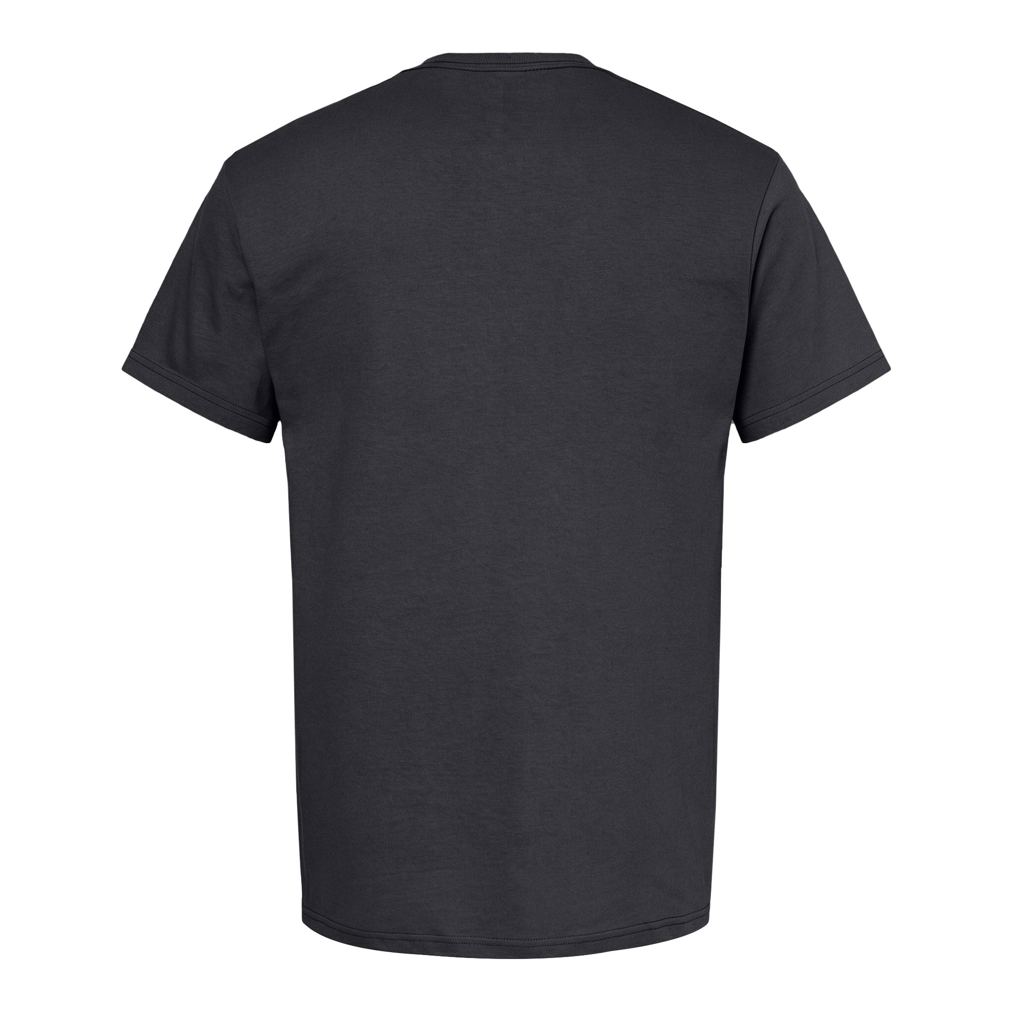 M&O 4800 custom short sleeve t-shirt in black, back view