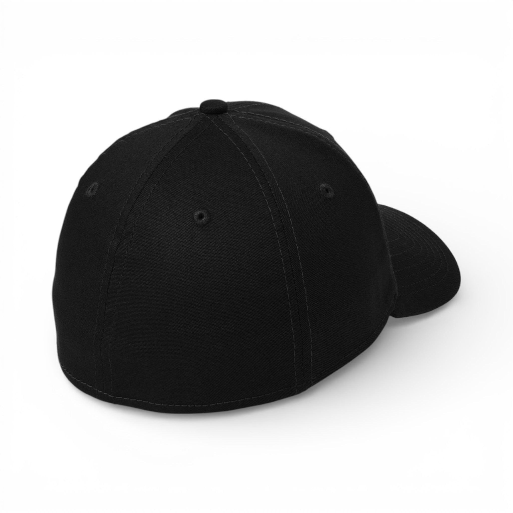Back view of New Era NE1000 custom hat in black