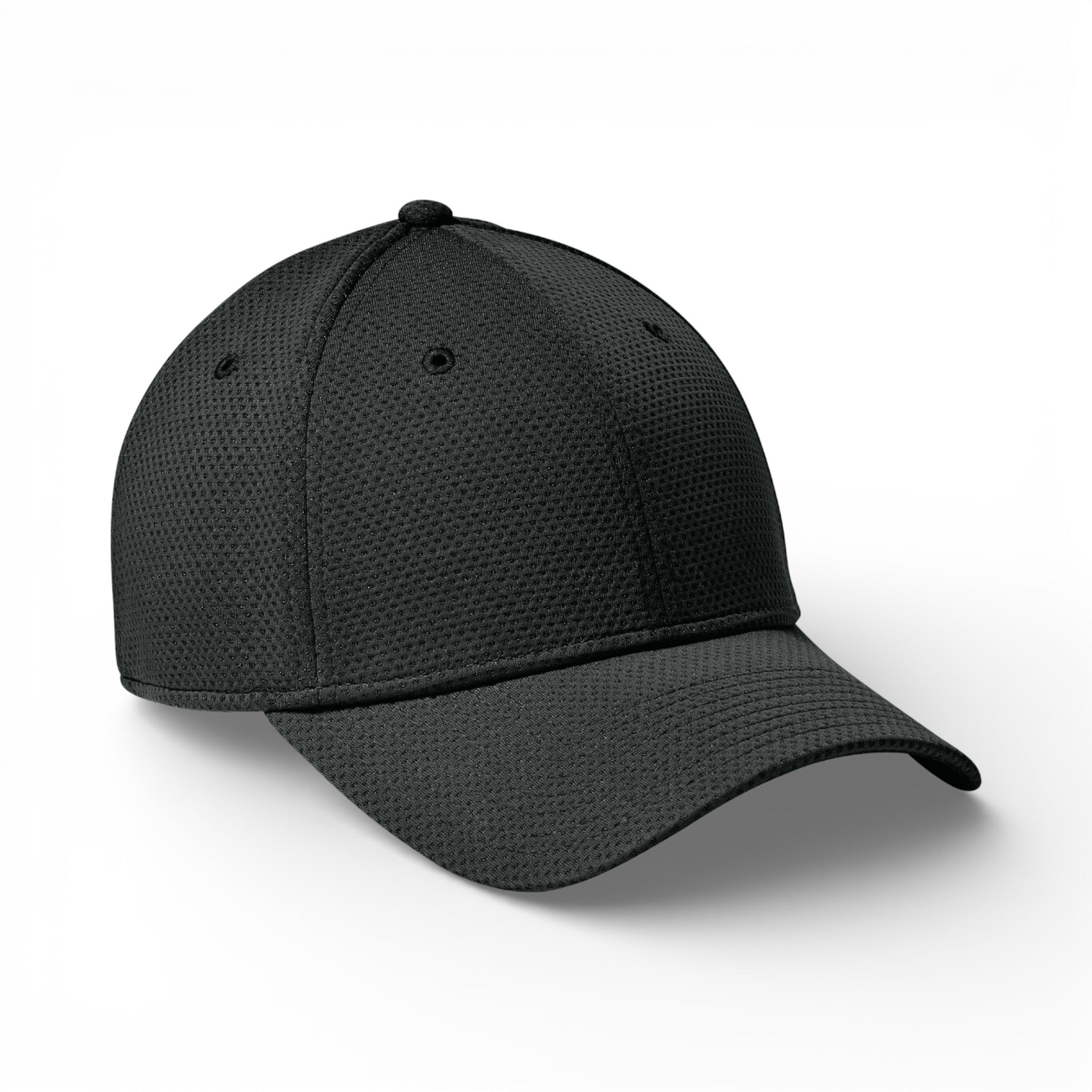 Right side view of New Era NE1090 custom hat in flag black