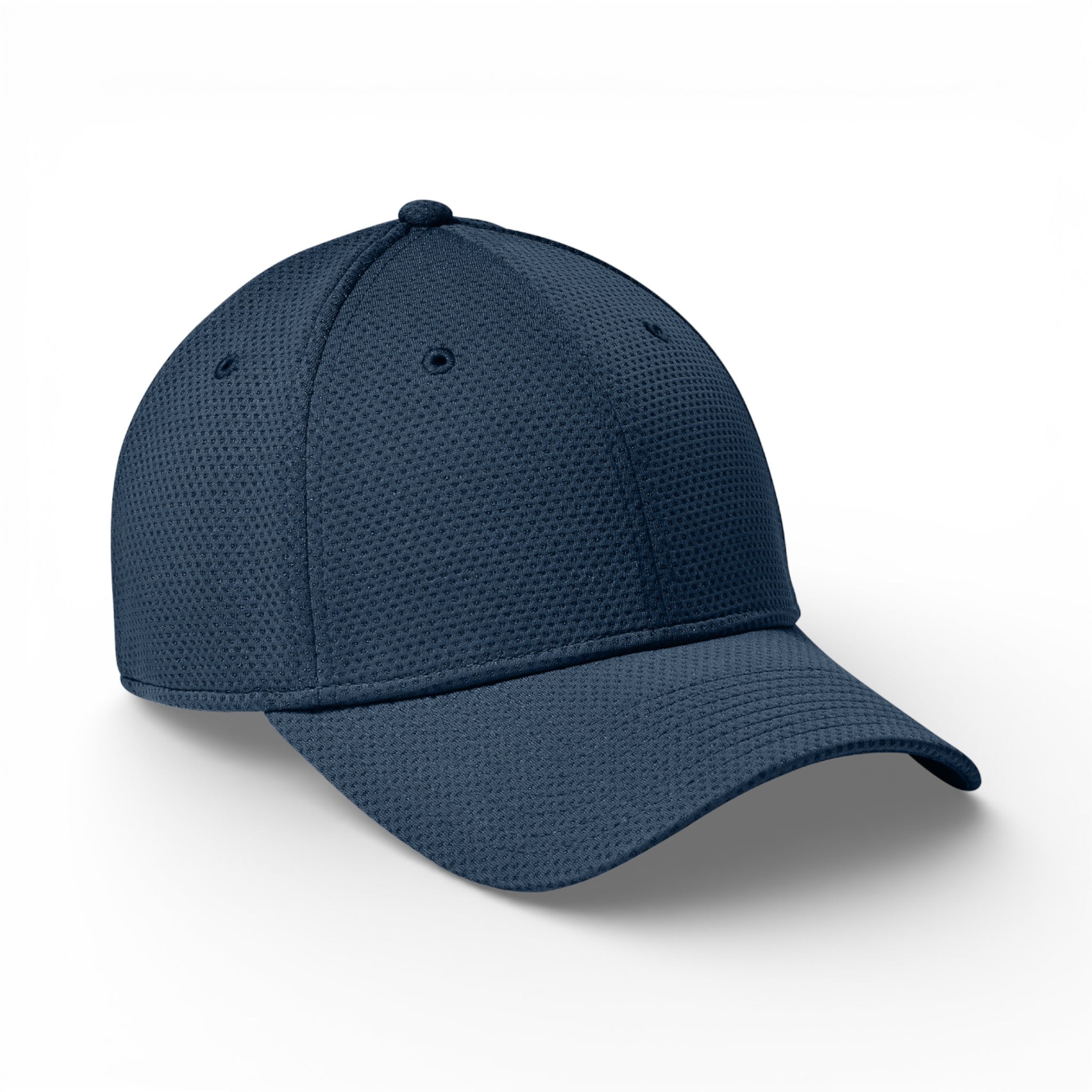 Right side view of New Era NE1090 custom hat in flag league navy