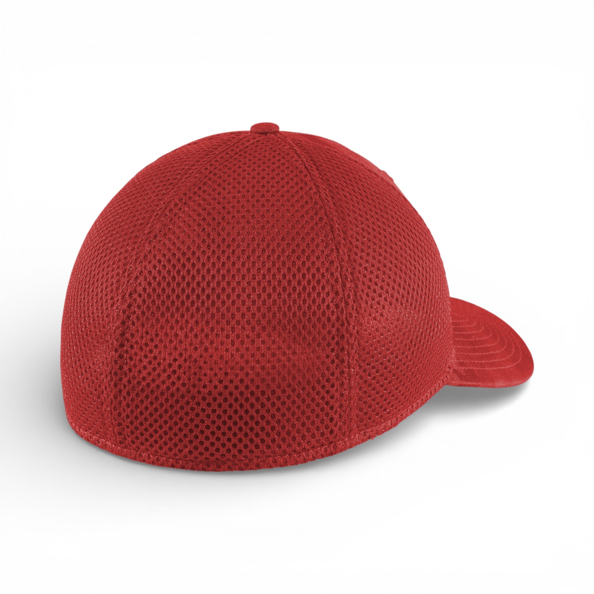 Back view of New Era NE1091 custom hat in red camo