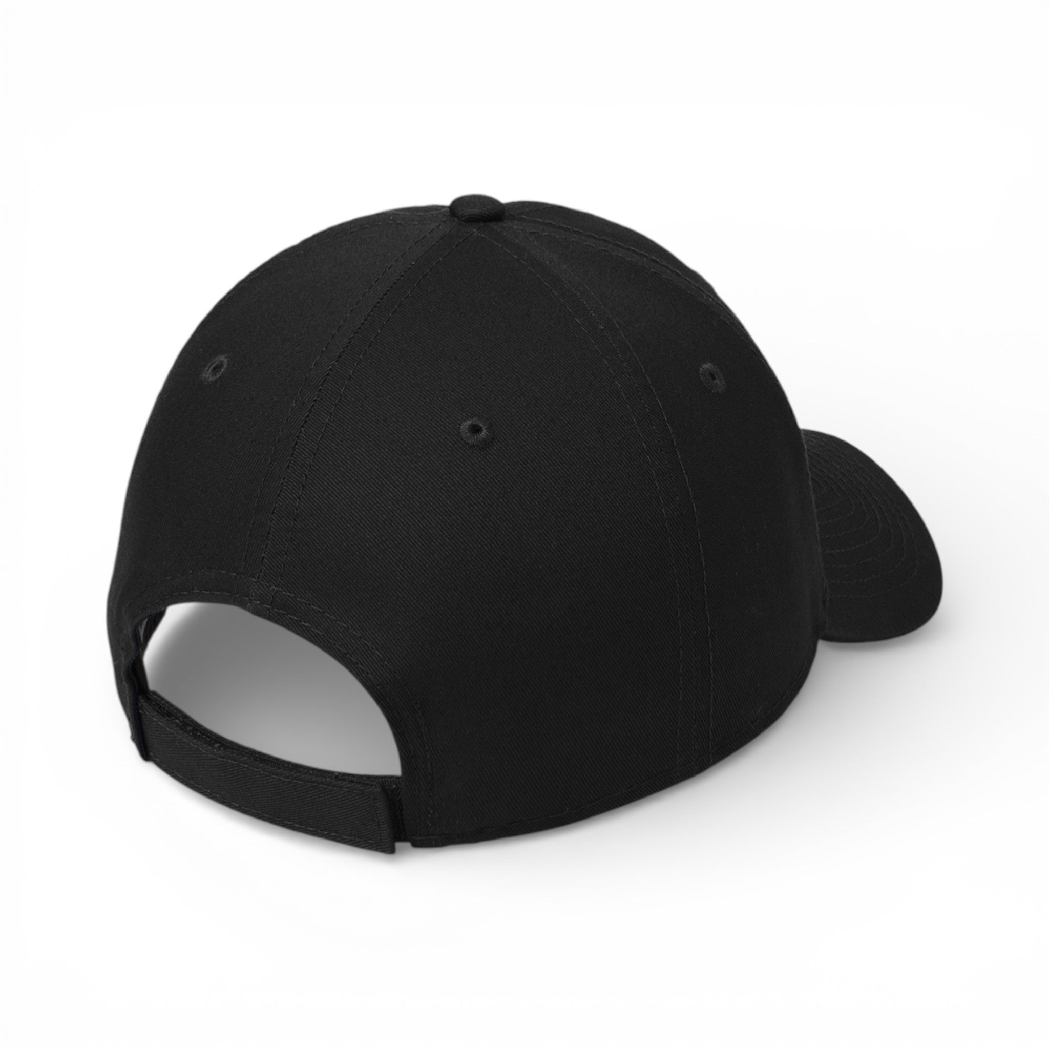 Back view of New Era NE200 custom hat in black