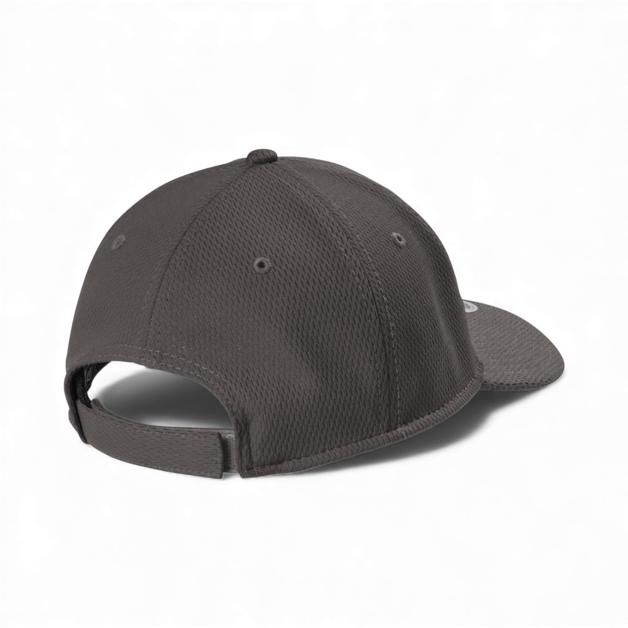 Back view of New Era NE209 custom hat in graphite