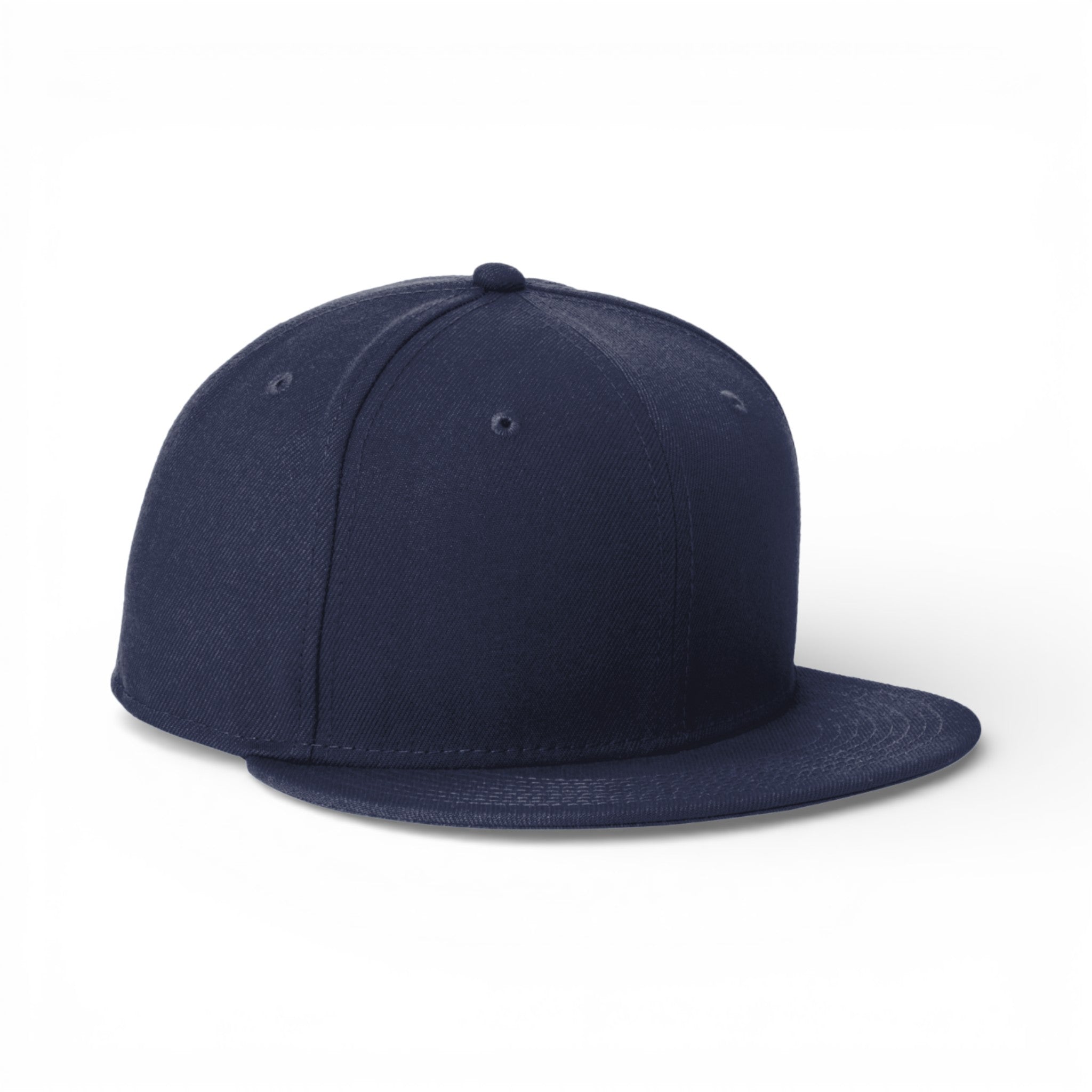 Right side view of New Era NE4020 custom hat in deep navy