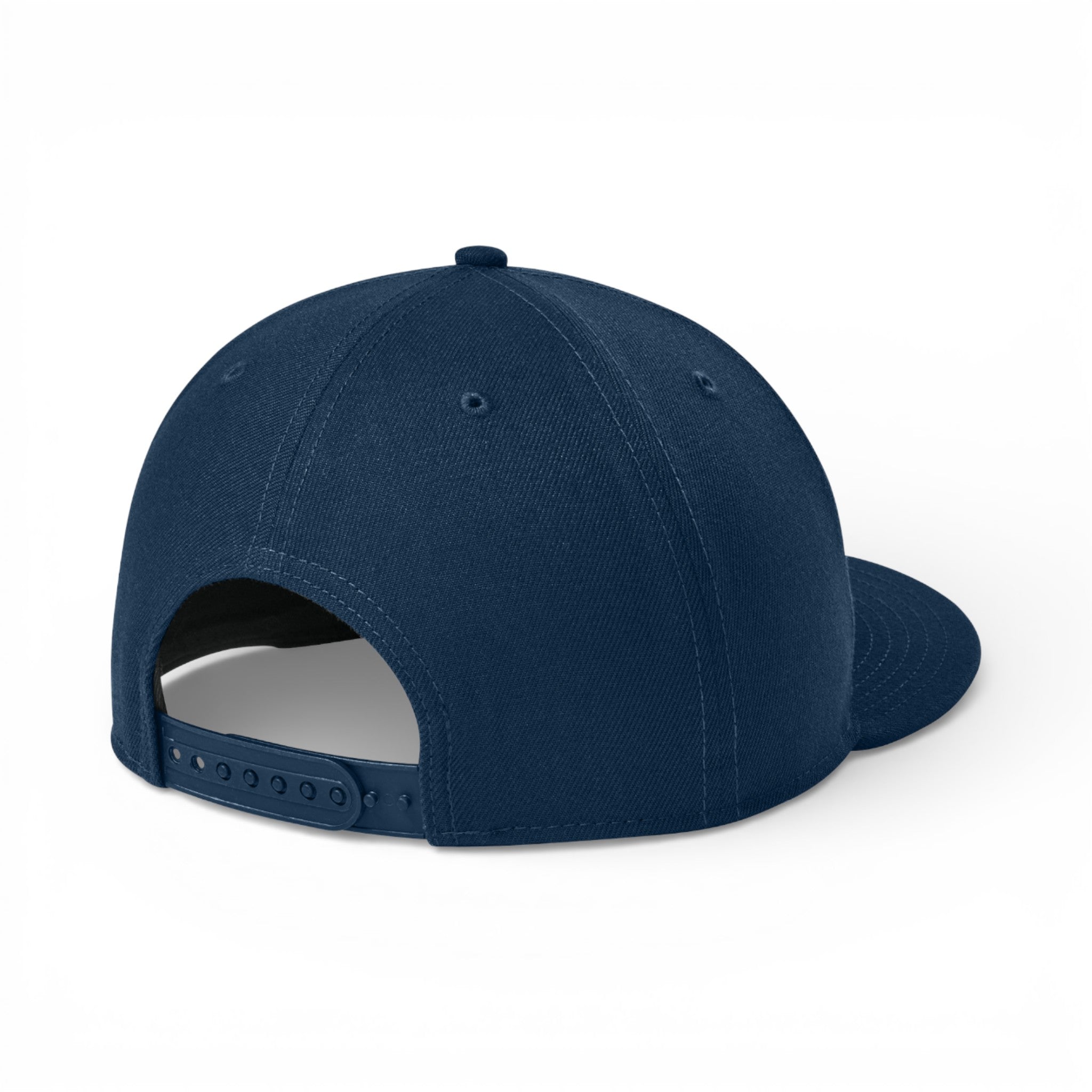 Back view of New Era NE4020 custom hat in flag deep navy