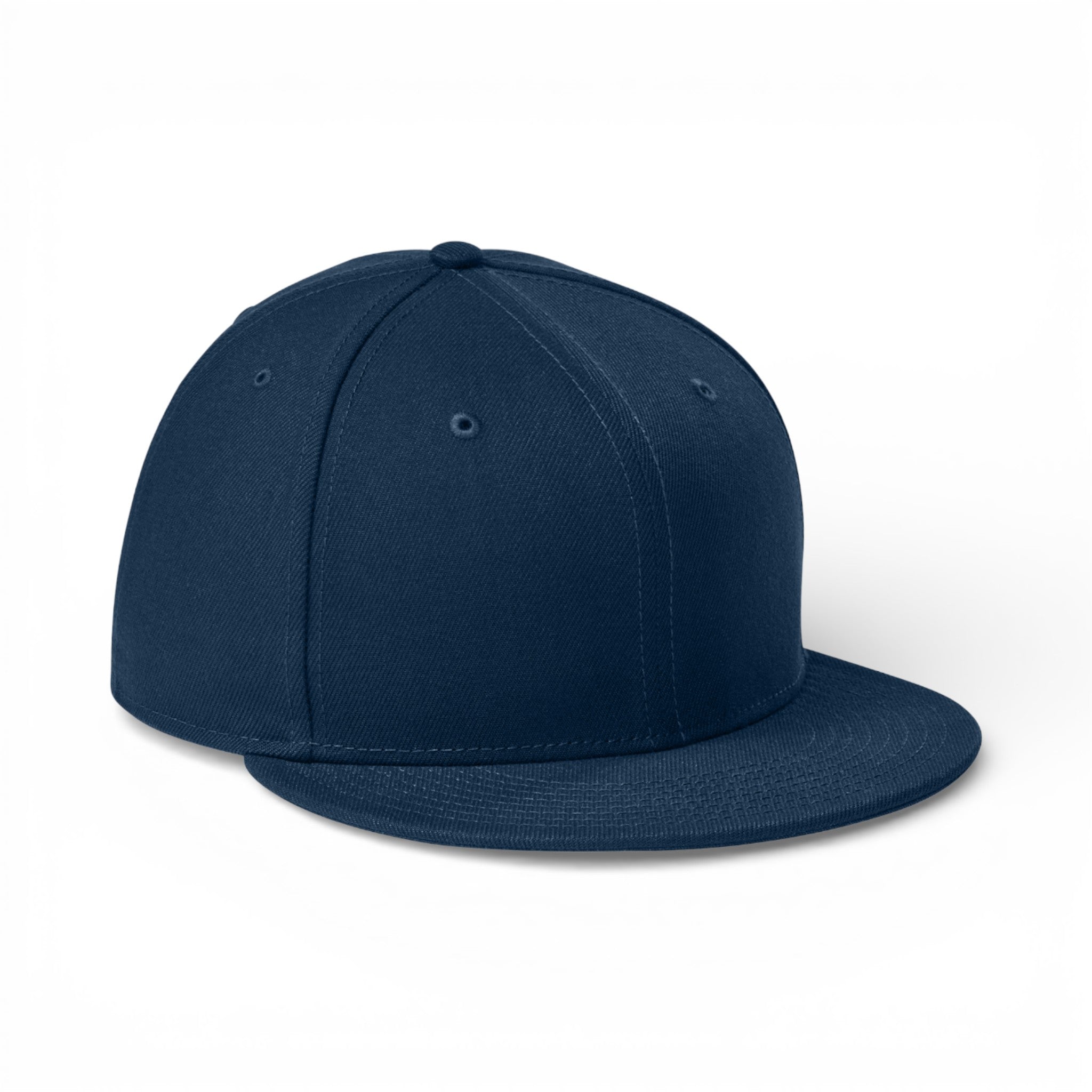 Right side view of New Era NE4020 custom hat in flag deep navy