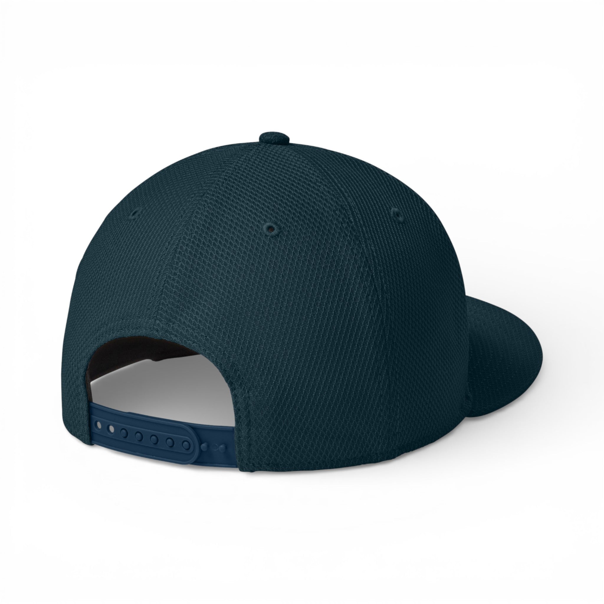 Back view of New Era NE404 custom hat in flag deep navy