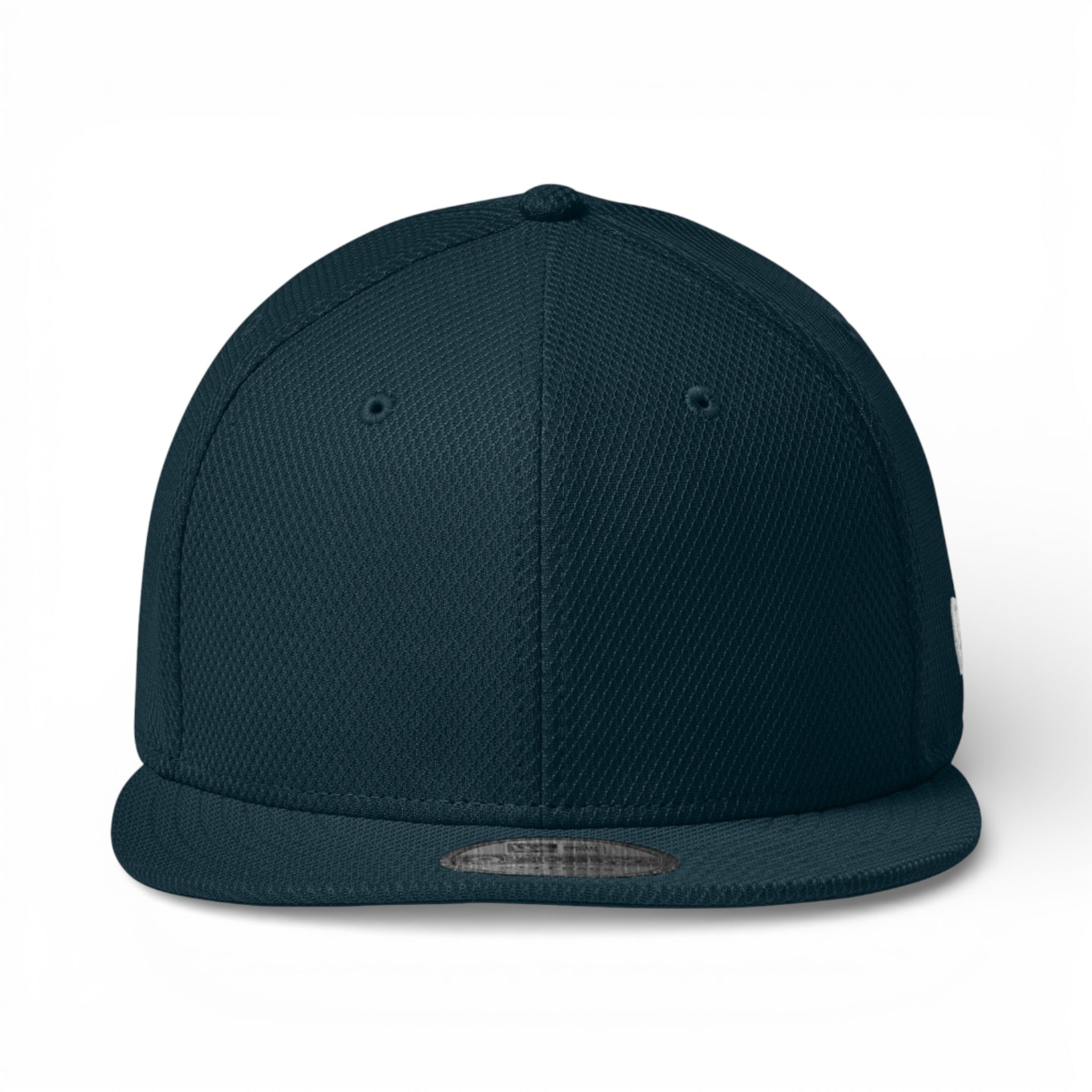 Front view of New Era NE404 custom hat in flag deep navy