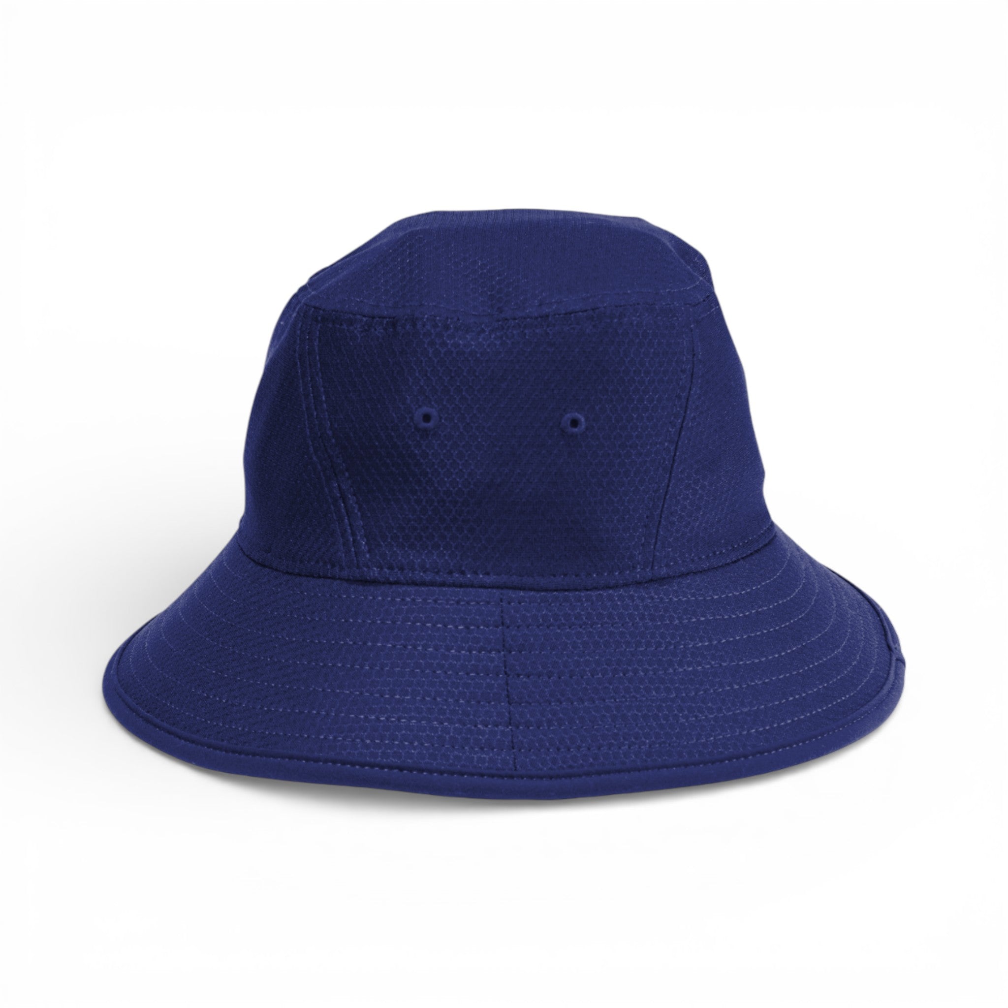 Left side view of New Era NE800 custom hat in dark royal
