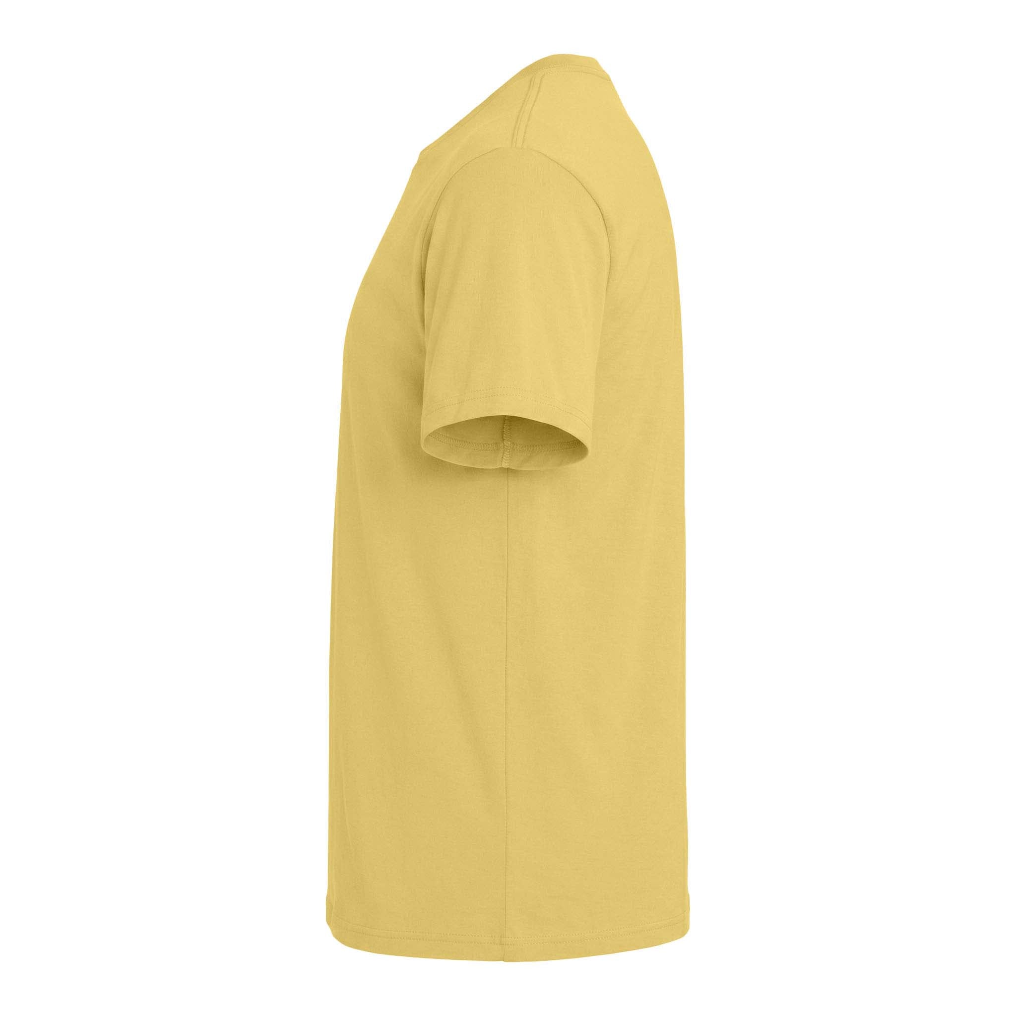 Next Level Apparel 3600 custom short sleeve t-shirt in banana cream, left side view