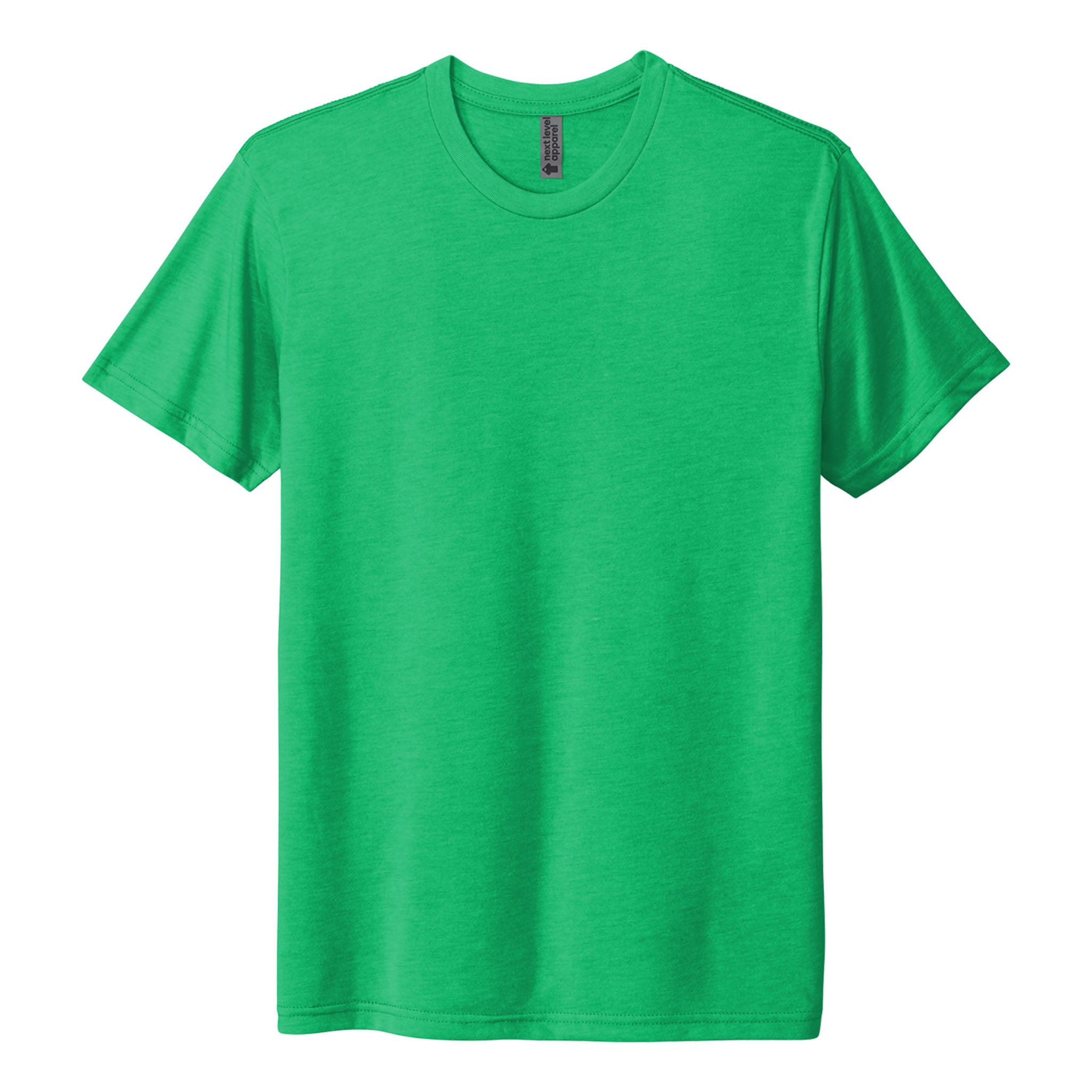 Next Level Apparel 6010 custom short sleeve t-shirt in envy, front view
