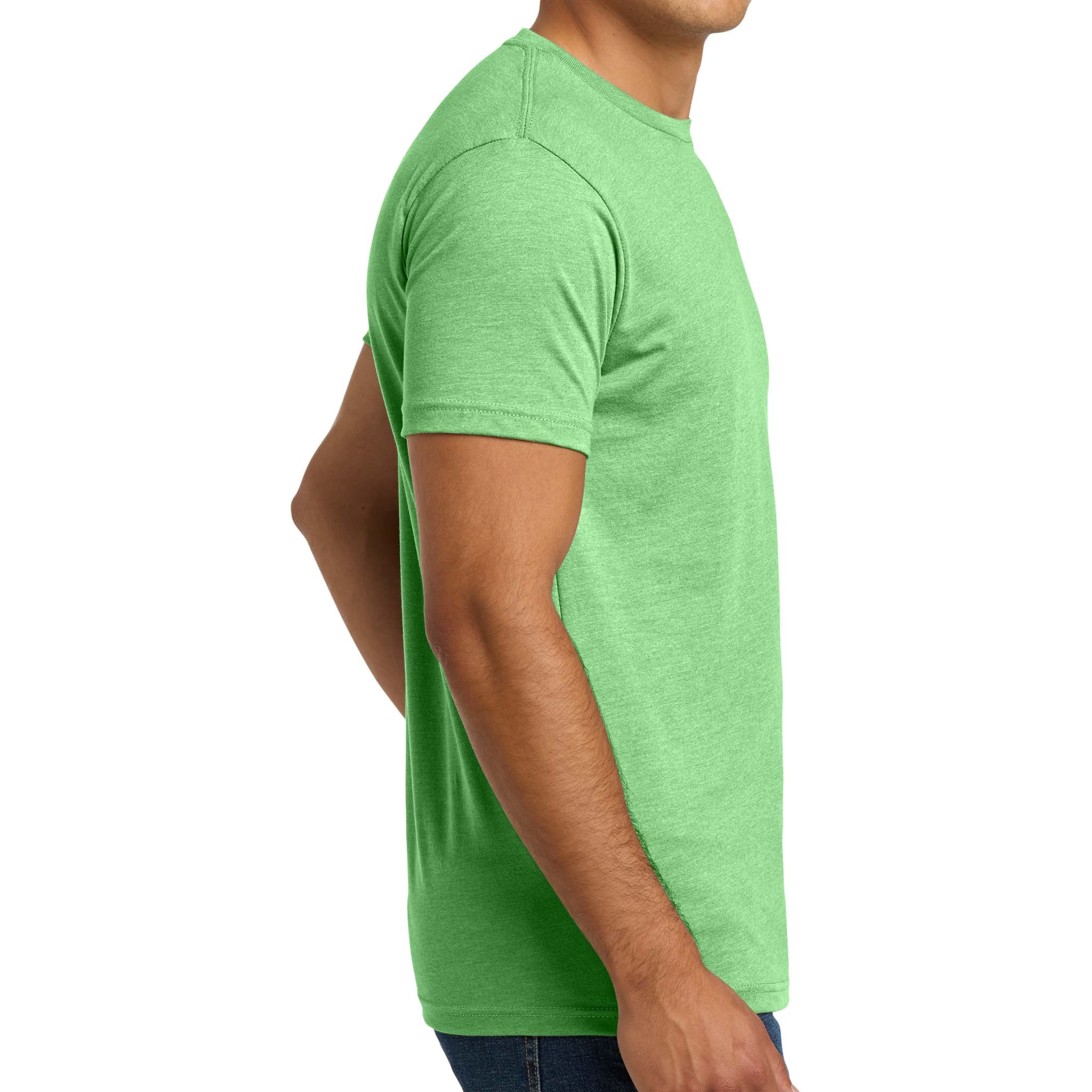 Next Level Apparel 6210 custom short sleeve t-shirt in apple green, right side view