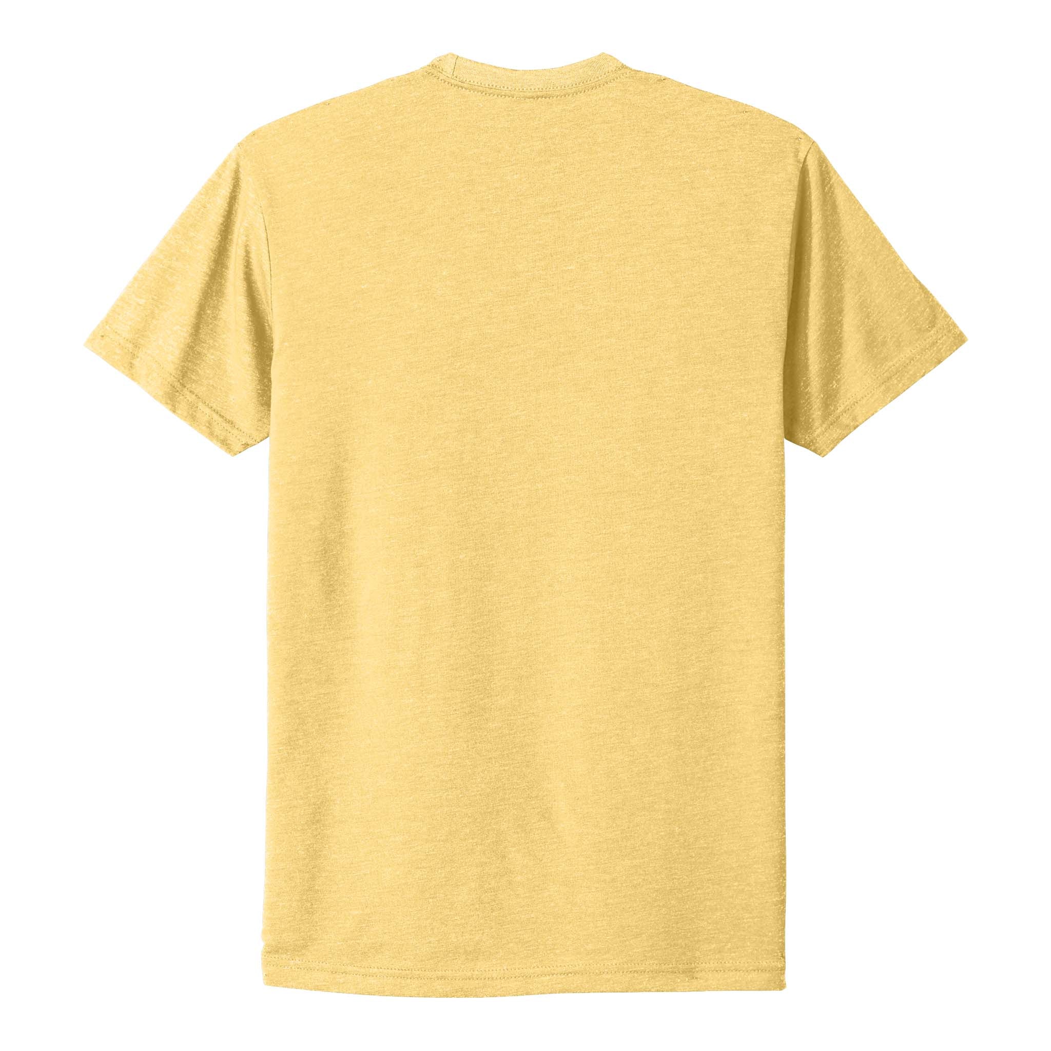 Next Level Apparel 6210 custom short sleeve t-shirt in banana cream, back view