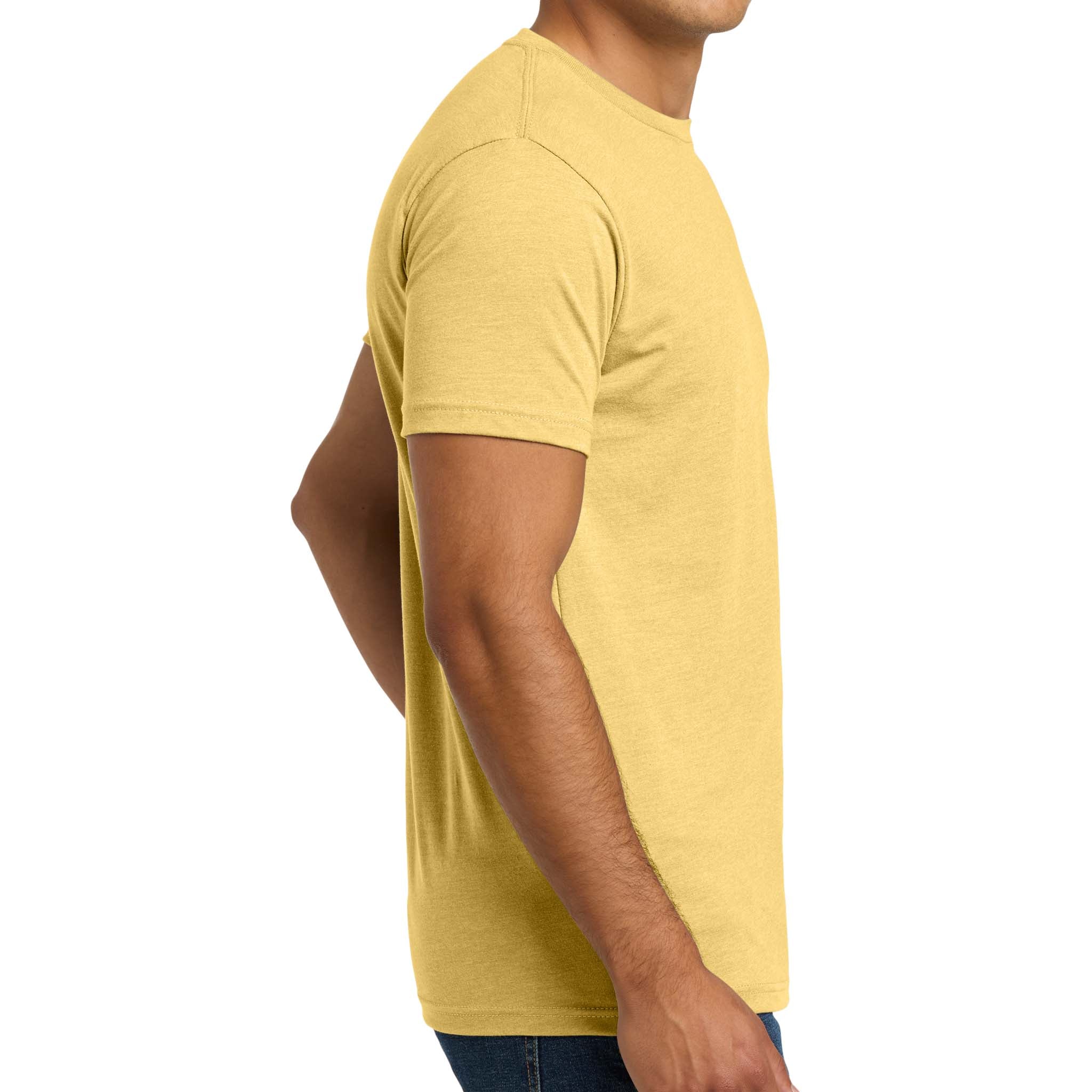 Next Level Apparel 6210 custom short sleeve t-shirt in banana cream, right side view