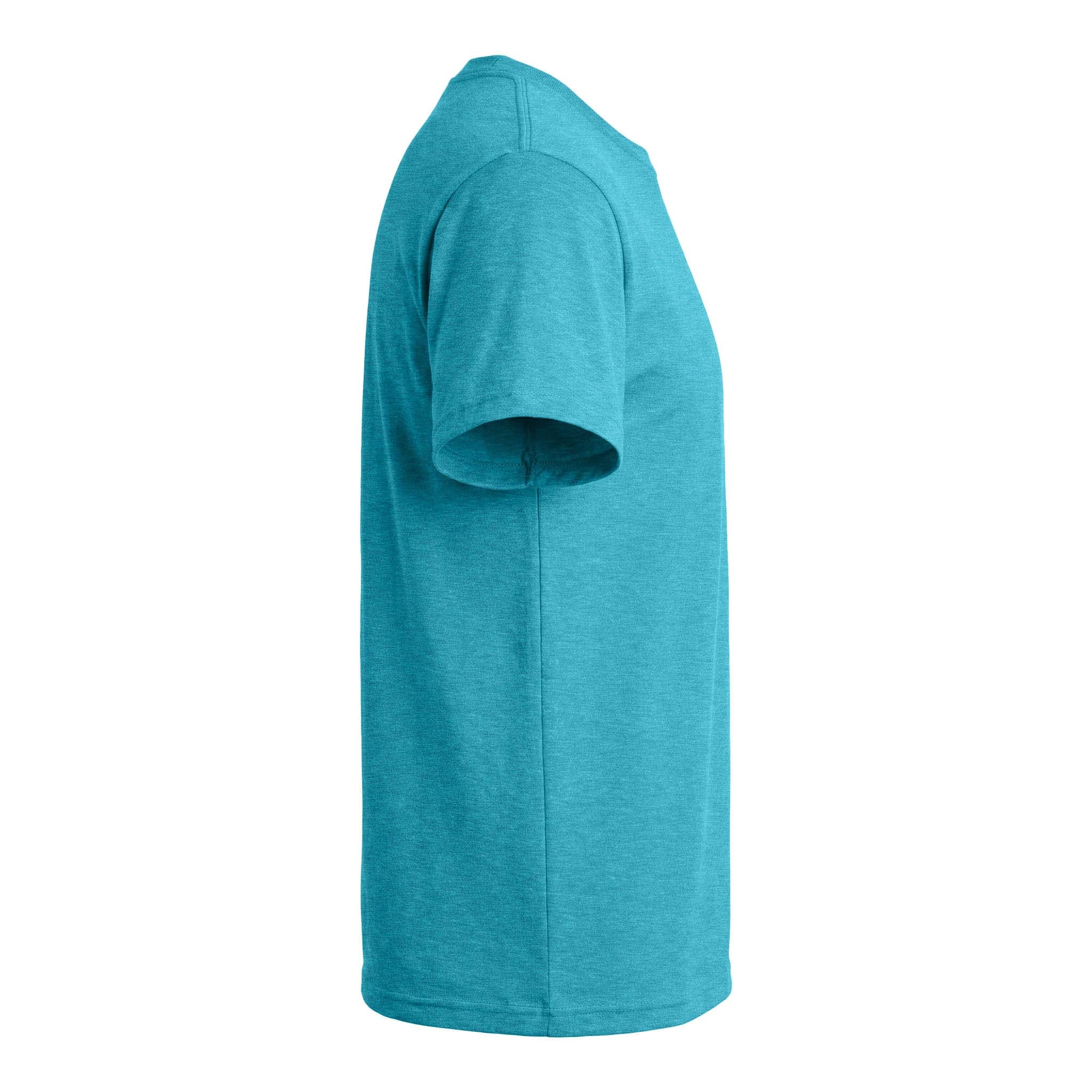Next Level Apparel 6210 custom short sleeve t-shirt in bondi blue, right side view