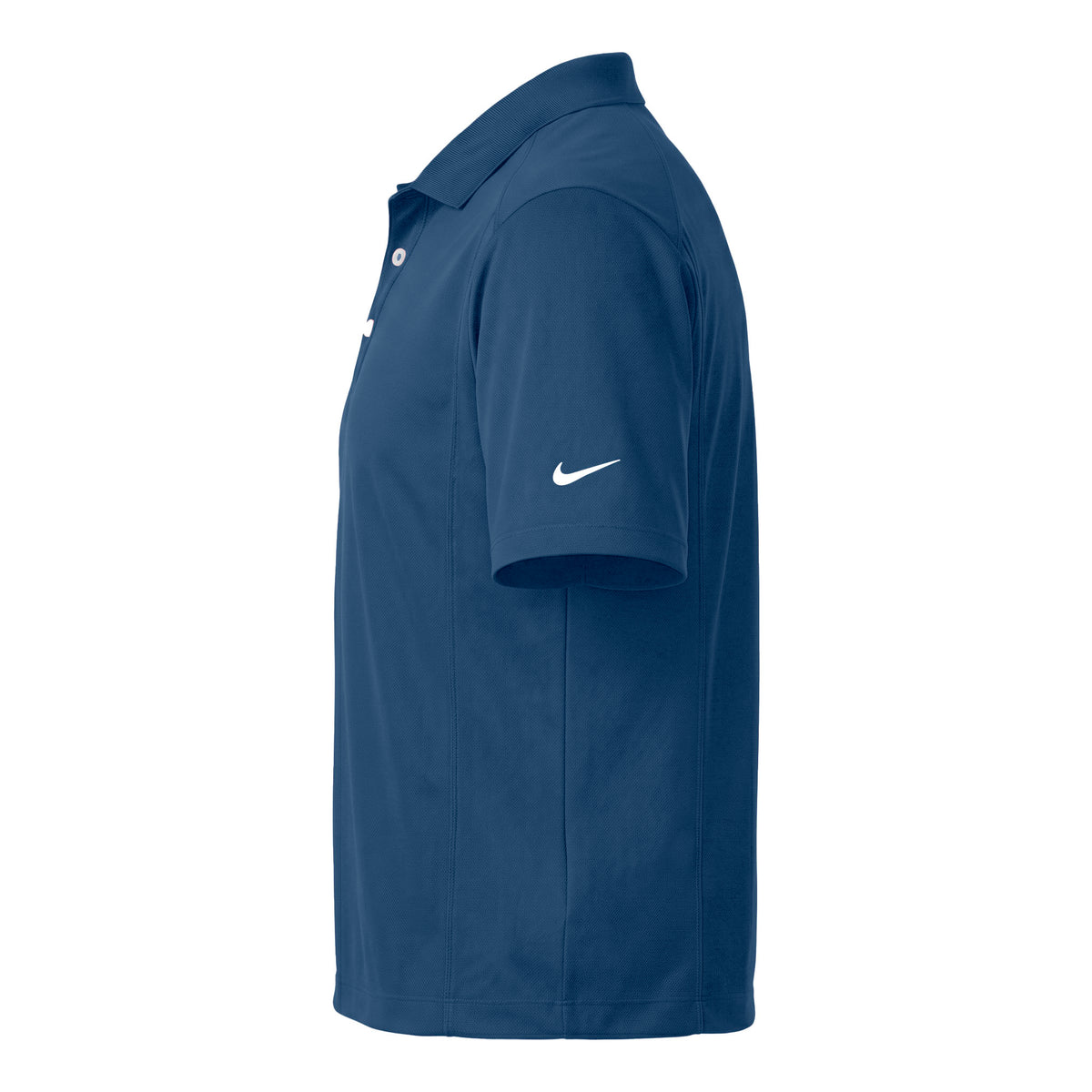 Nike 267020 custom polo in court blue, left side view