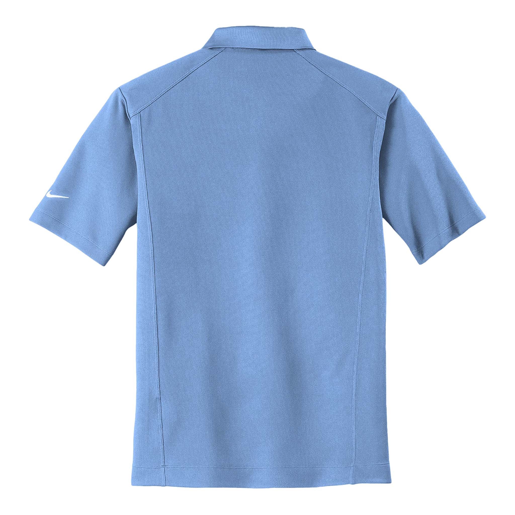 Nike 267020 custom polo in light blue, back view