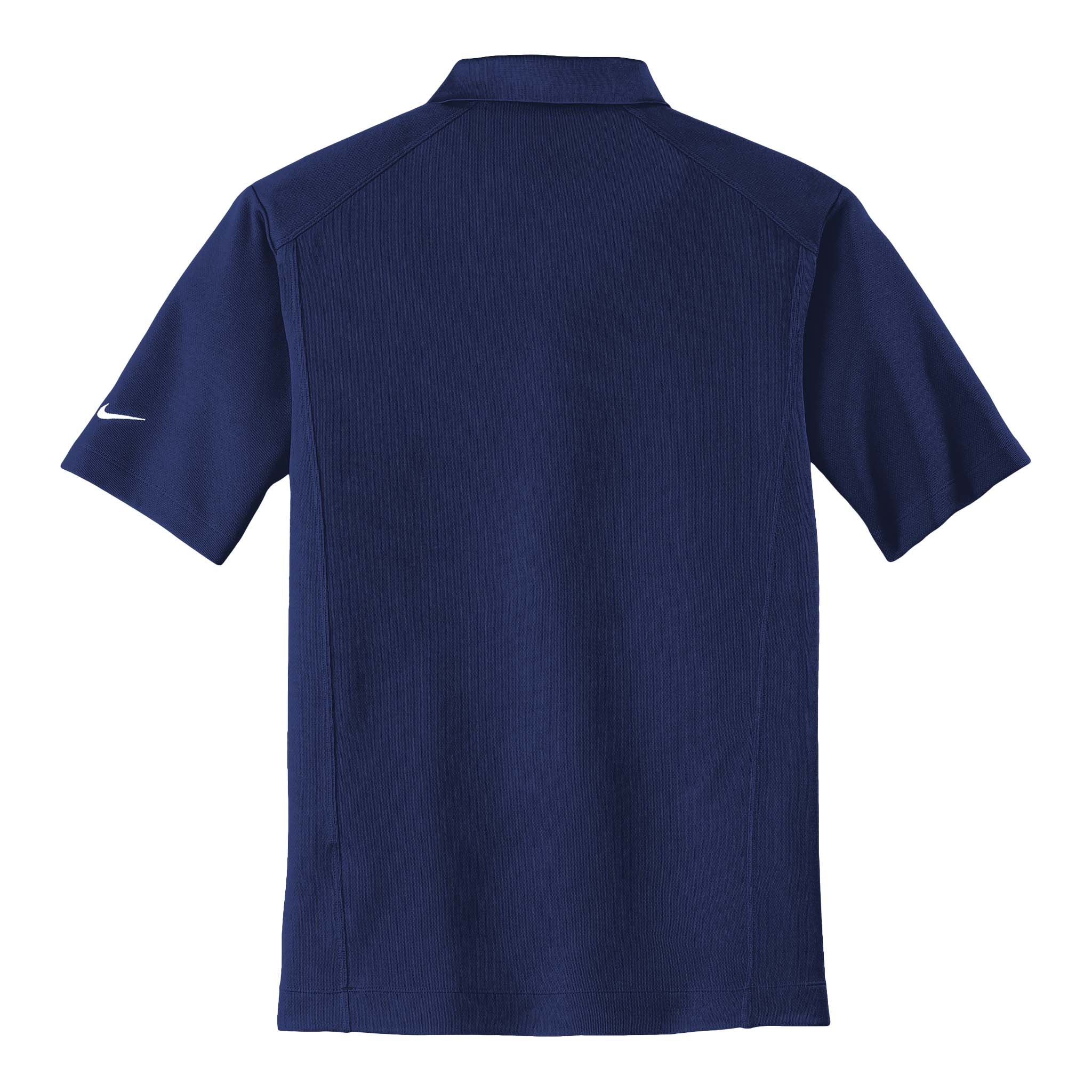Nike 267020 custom polo in midnight navy, back view