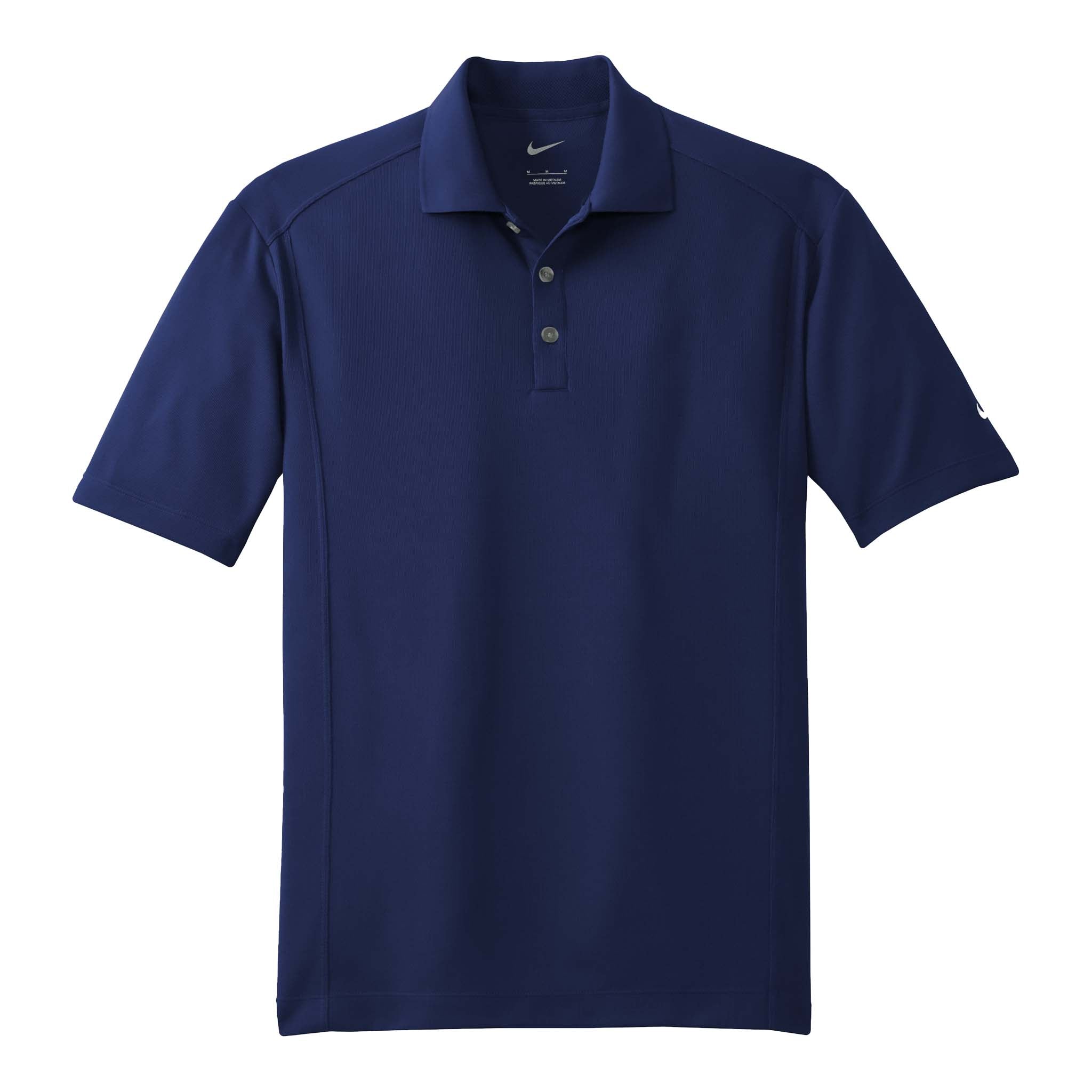 Nike 267020 custom polo in midnight navy, front view