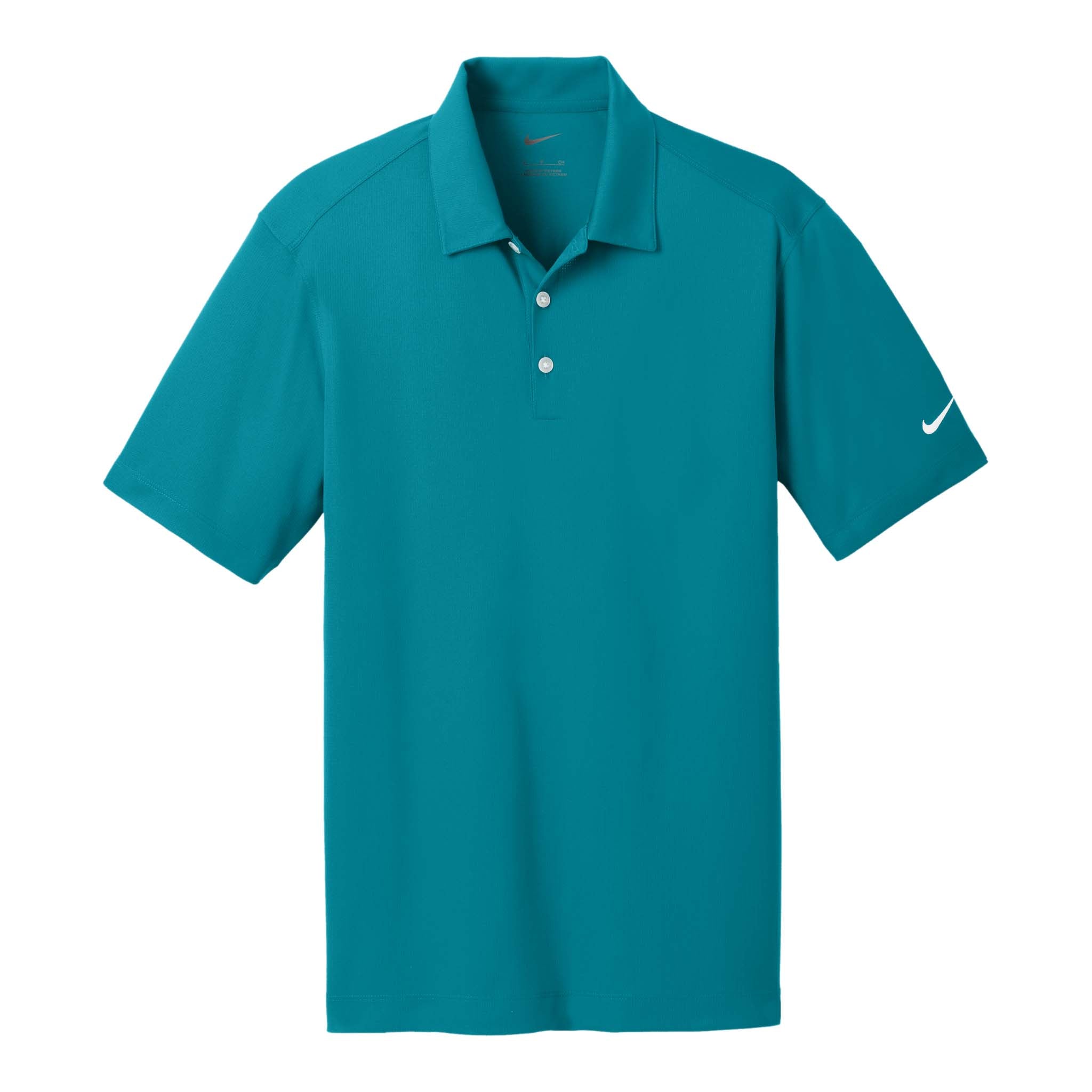 Nike 637167 custom polo in blustery, front view