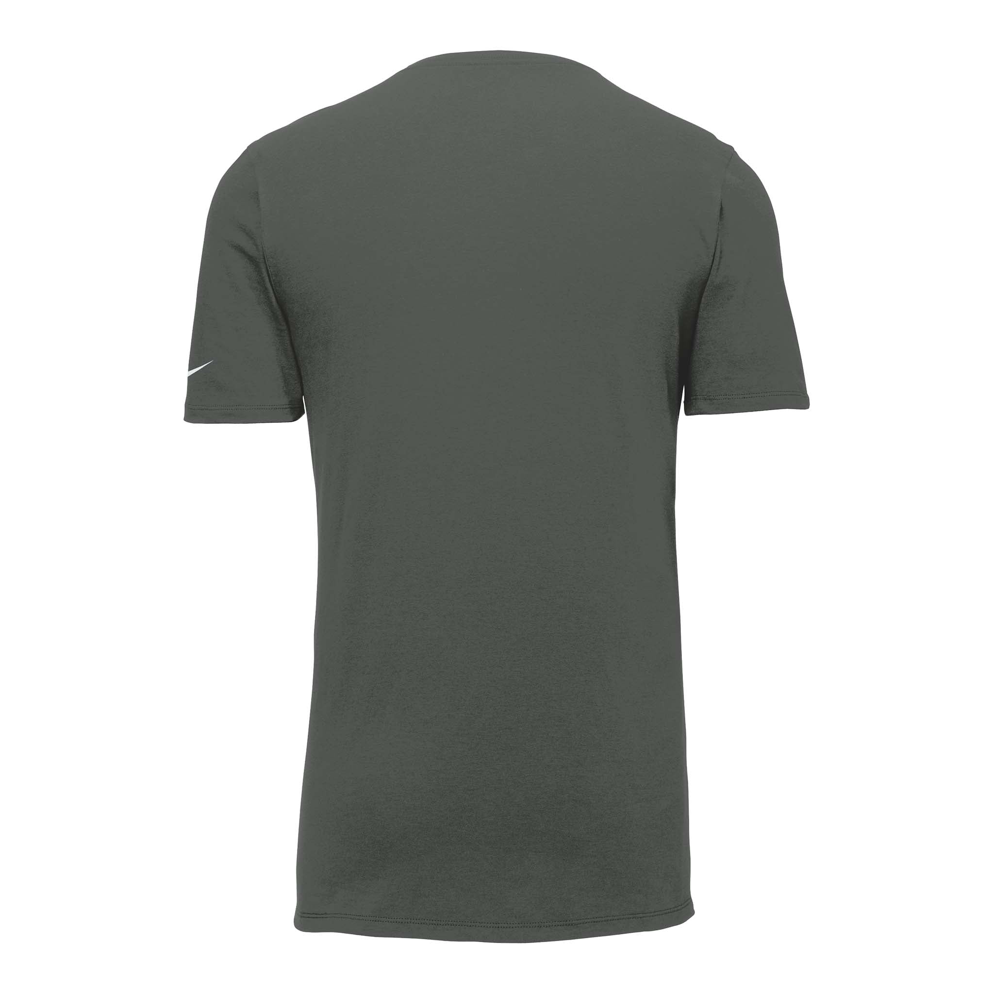 Nike NKBQ5231 custom short sleeve t-shirt in anthracite, back view
