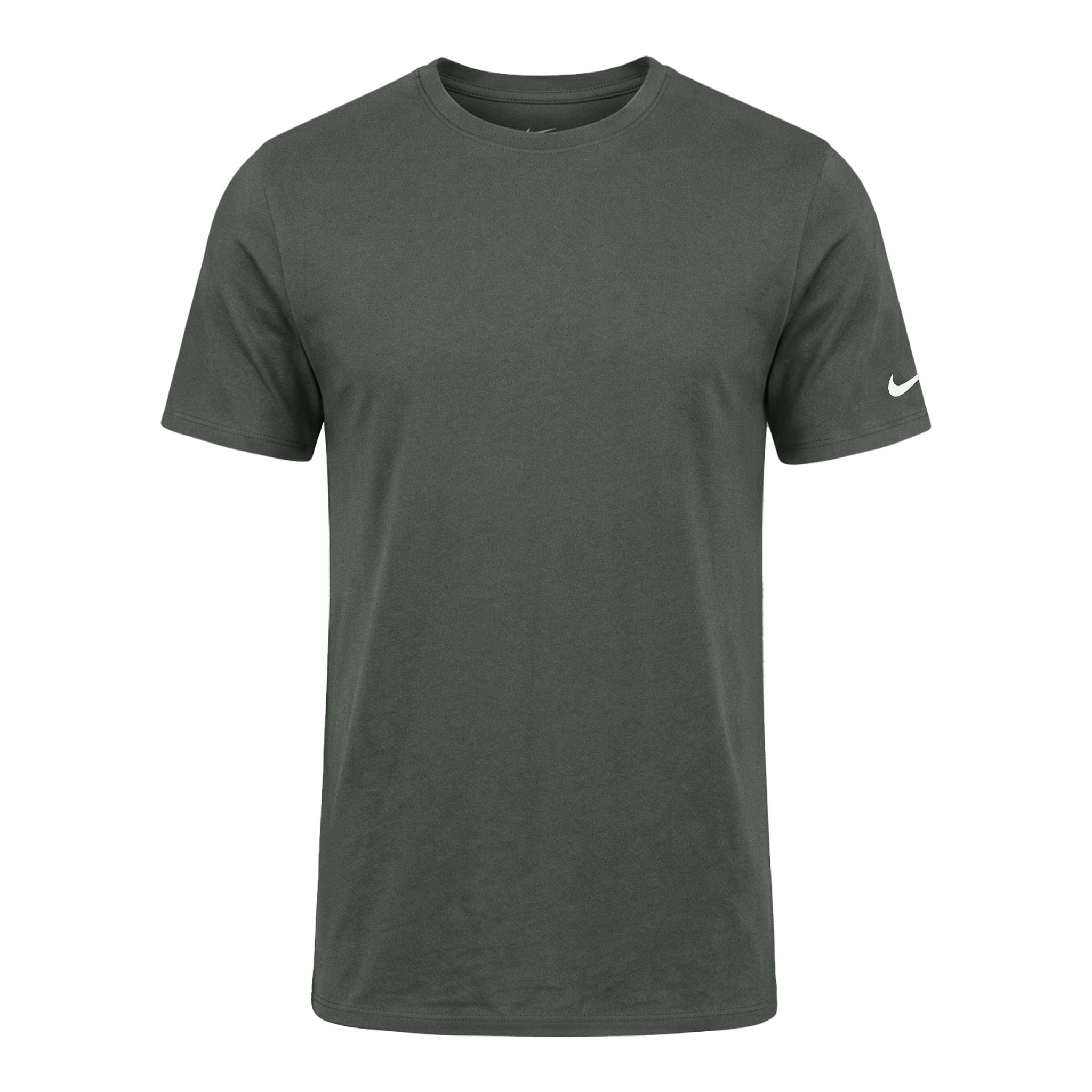 Nike NKBQ5231 custom short sleeve t-shirt in anthracite, front view