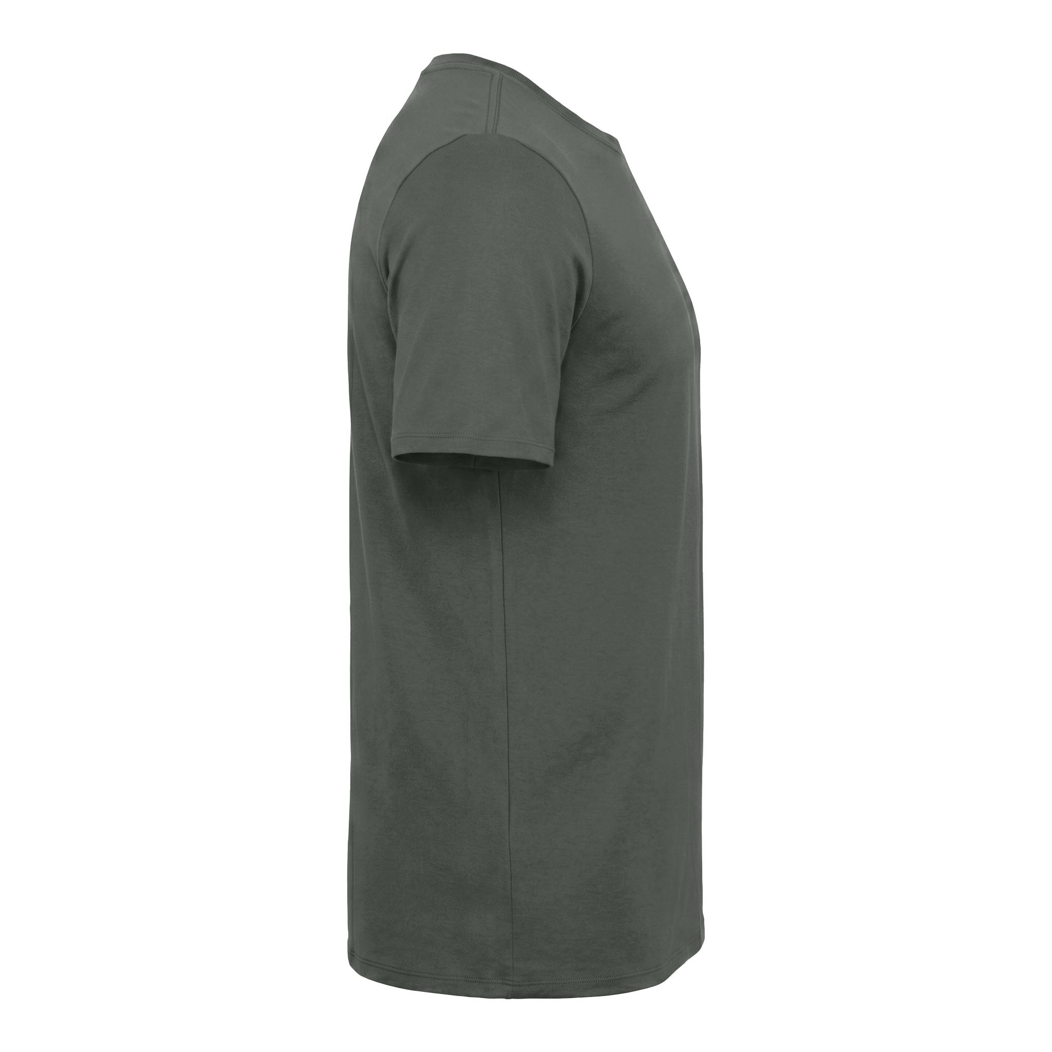 Nike NKBQ5231 custom short sleeve t-shirt in anthracite, right side view