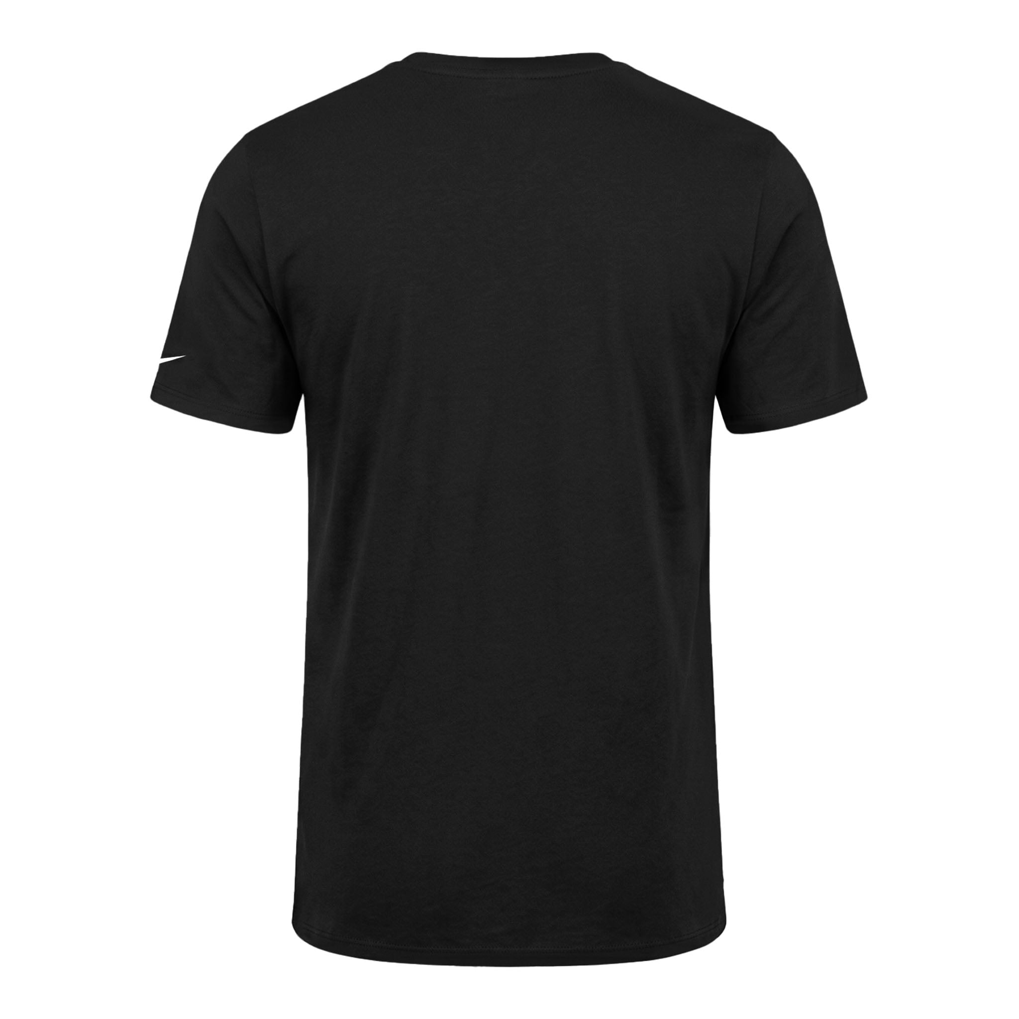 Nike NKBQ5231 custom short sleeve t-shirt in black, back view