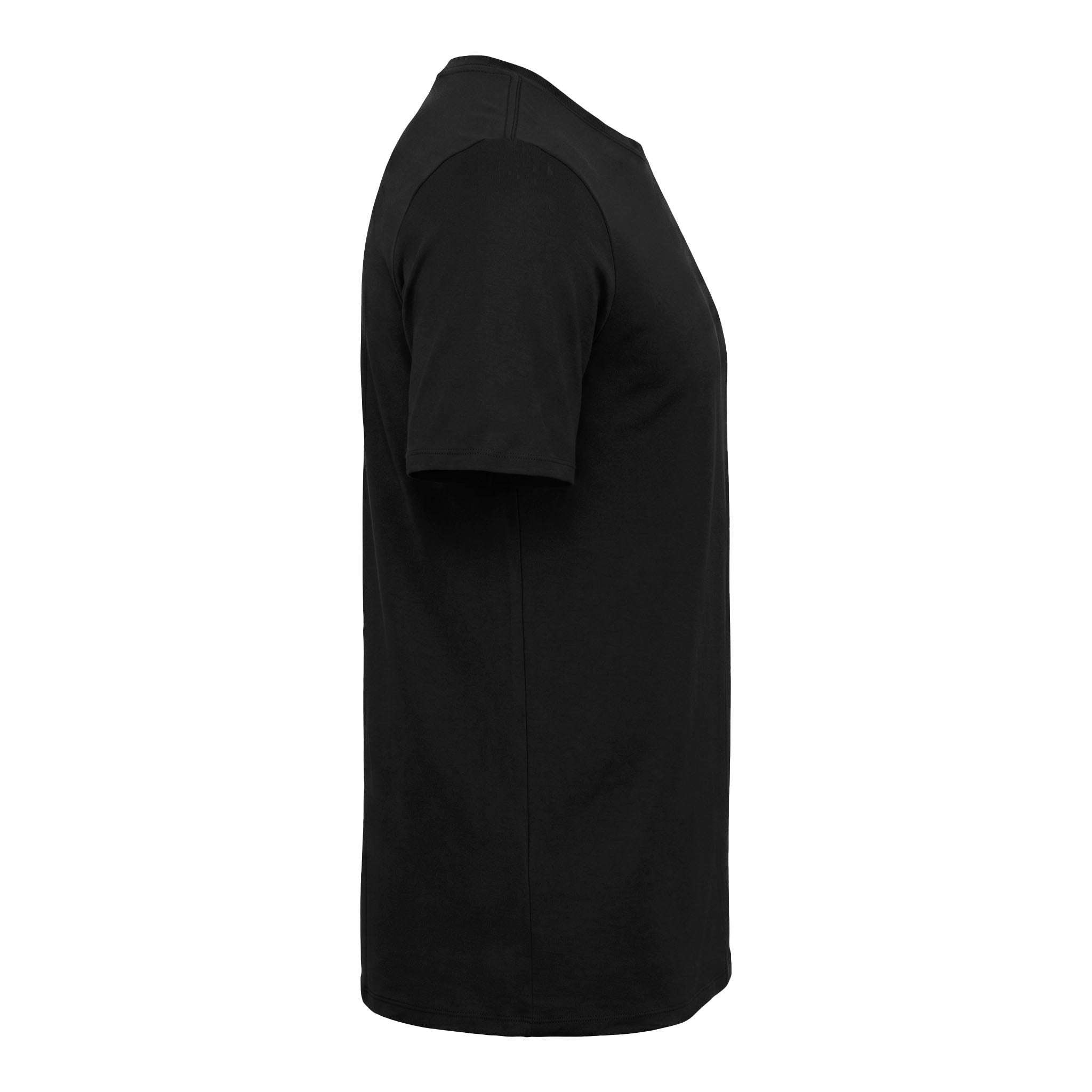 Nike NKBQ5231 custom short sleeve t-shirt in black, right side view