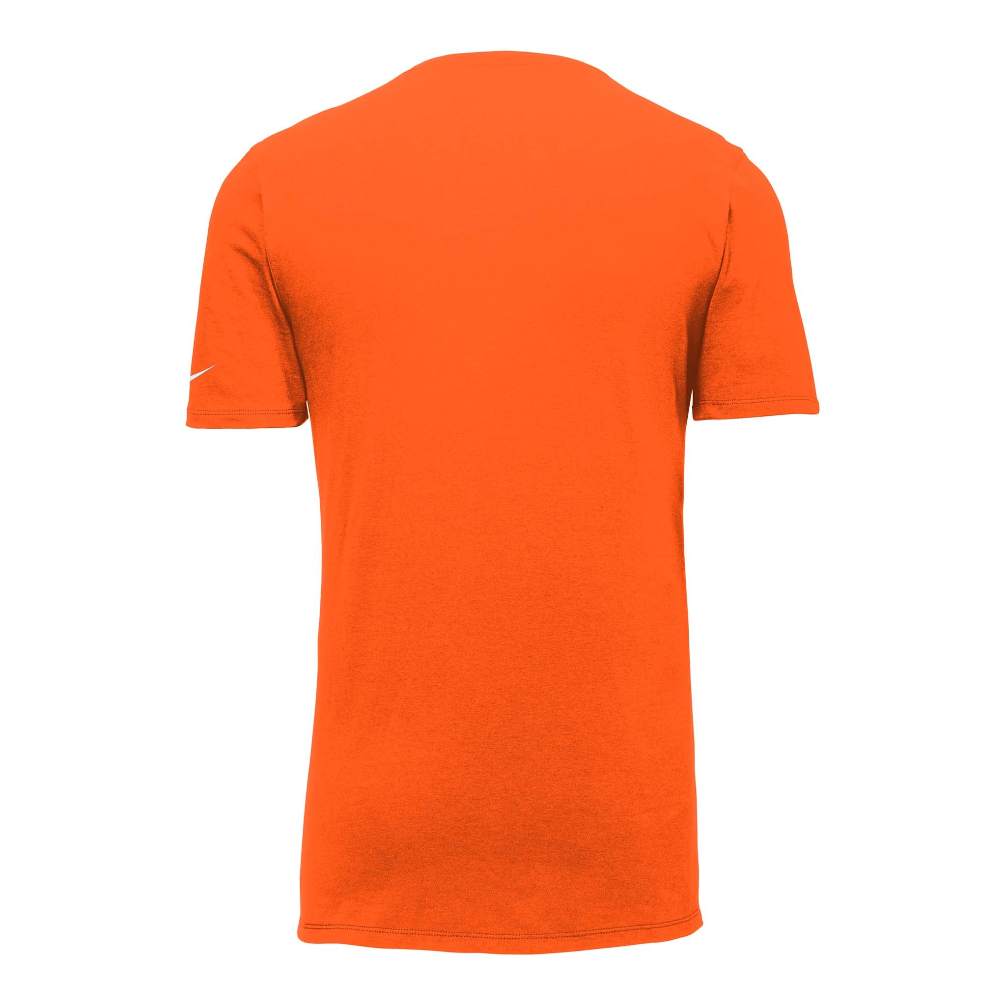 Nike NKBQ5231 custom short sleeve t-shirt in brilliant orange, back view
