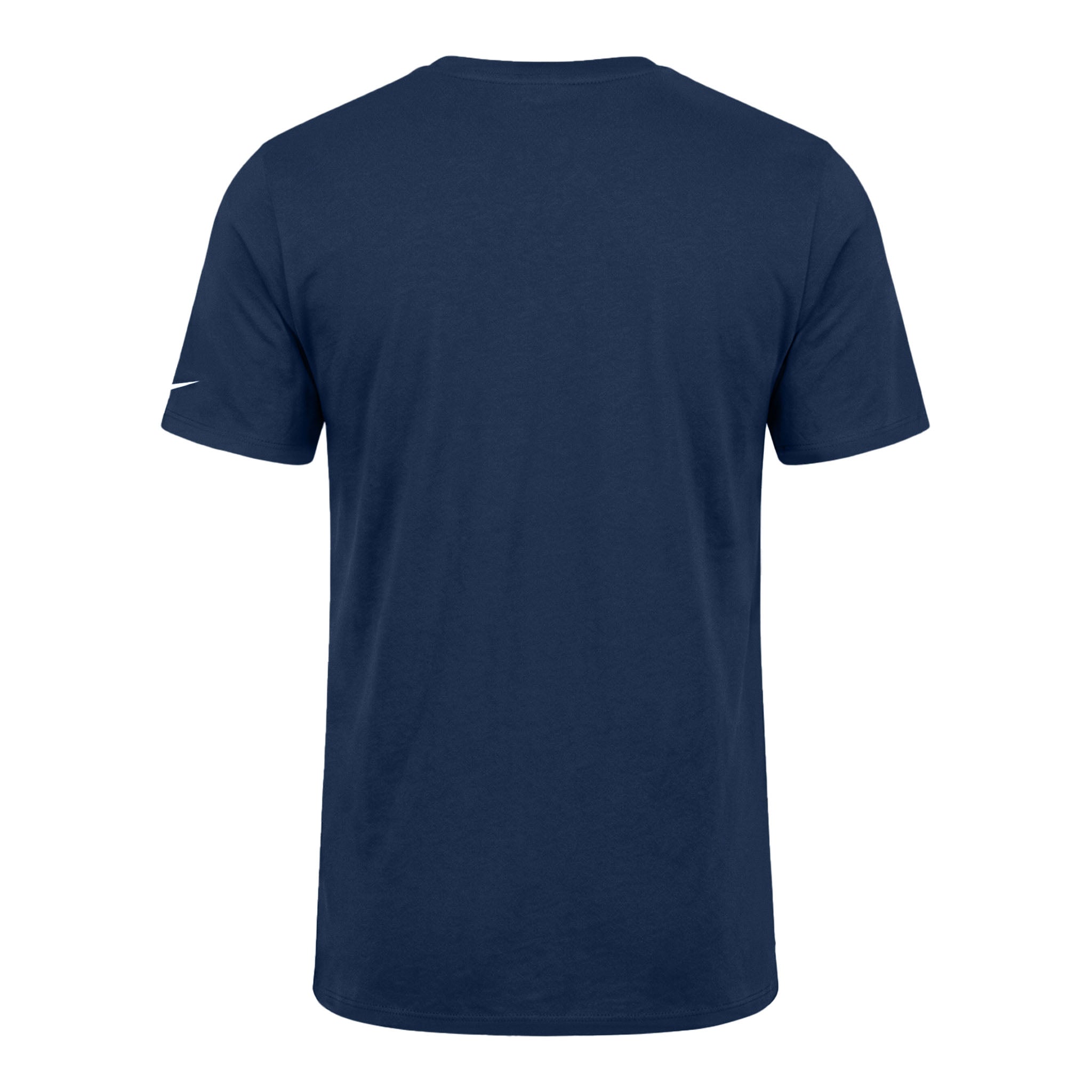 Nike NKBQ5231 custom short sleeve t-shirt in college navy, back view