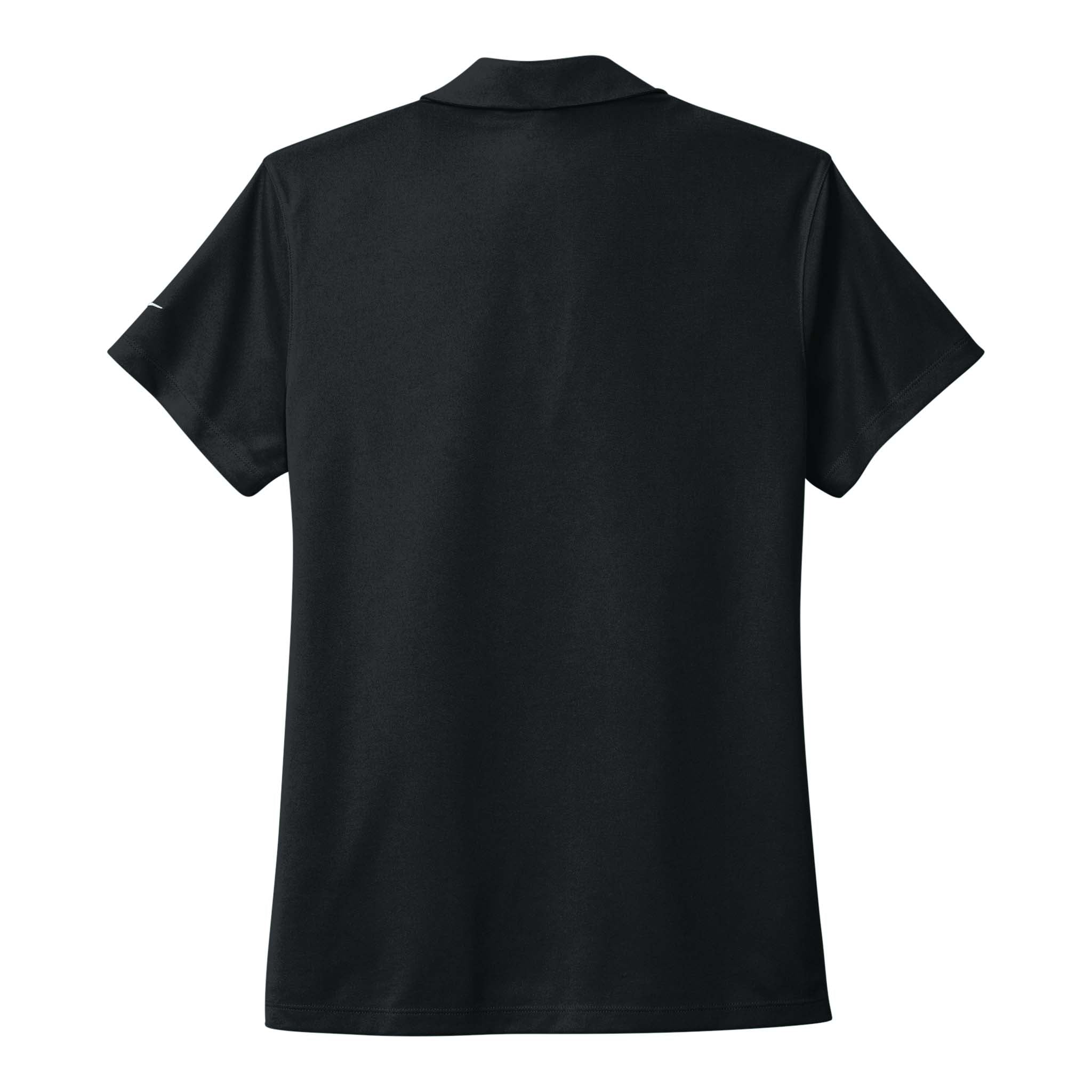 Nike NKDC1991 custom polo in black, back view