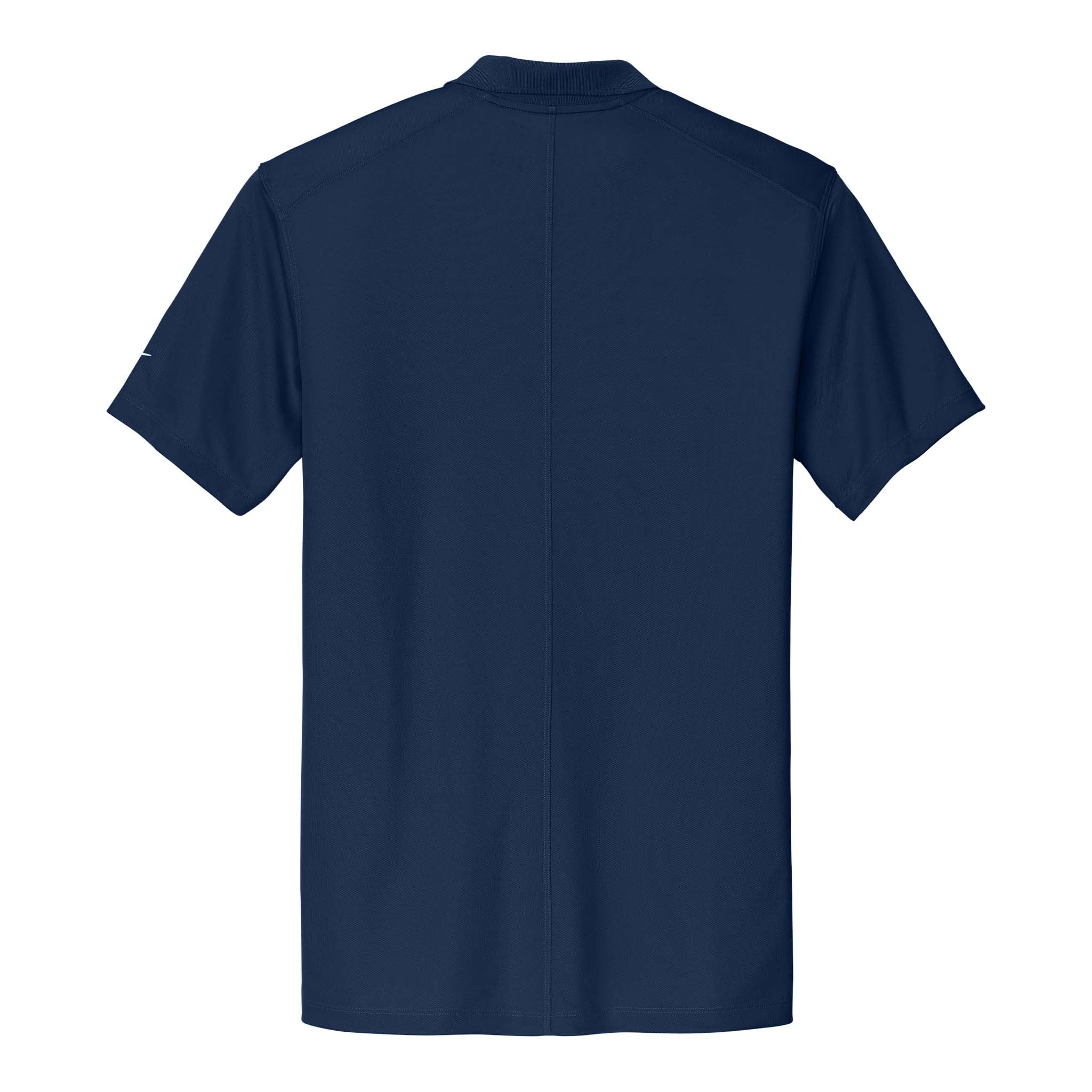 Nike NKDX6684 custom polo in college navy, back view