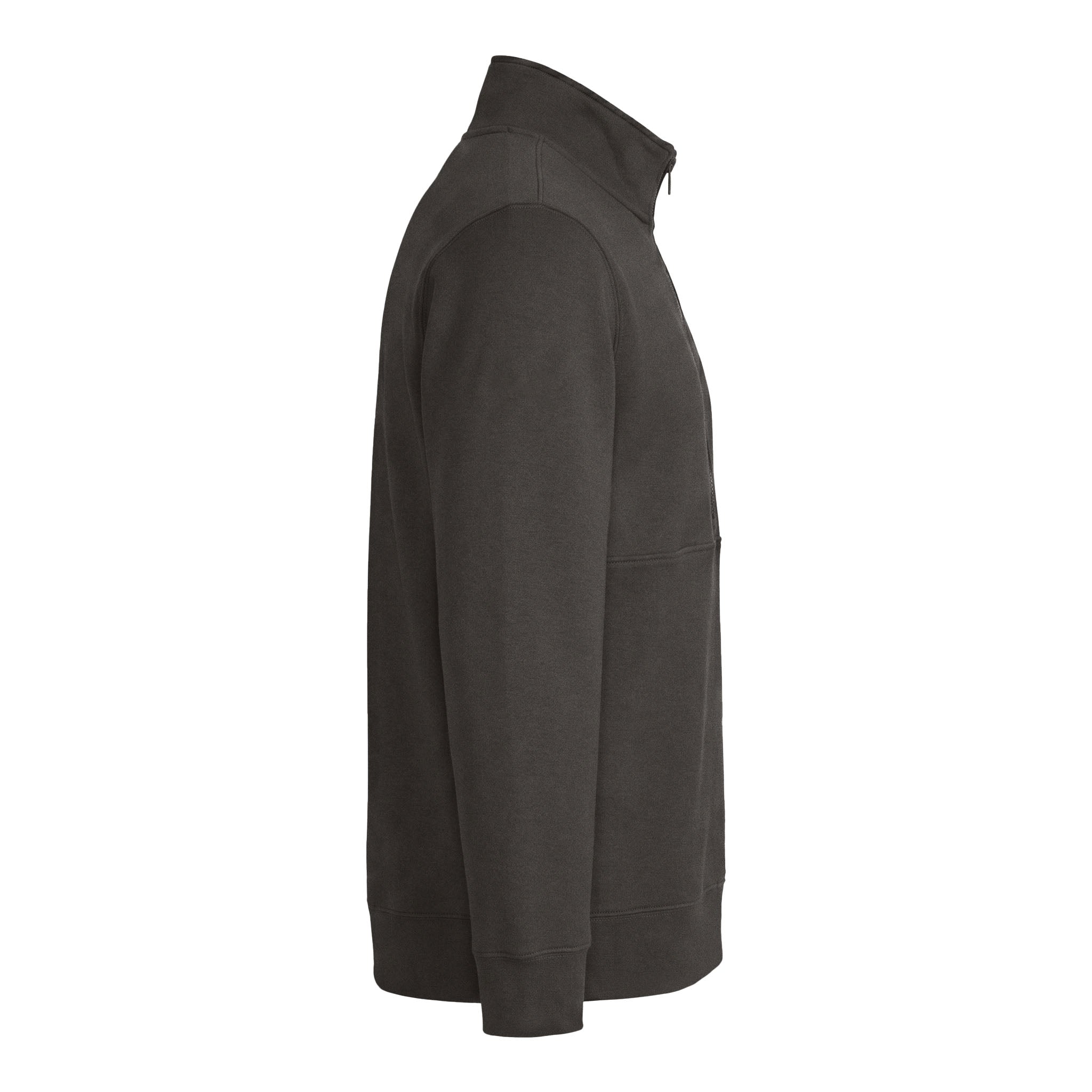 Nike NKDX6718 custom quarter-zip in anthracite, right side view