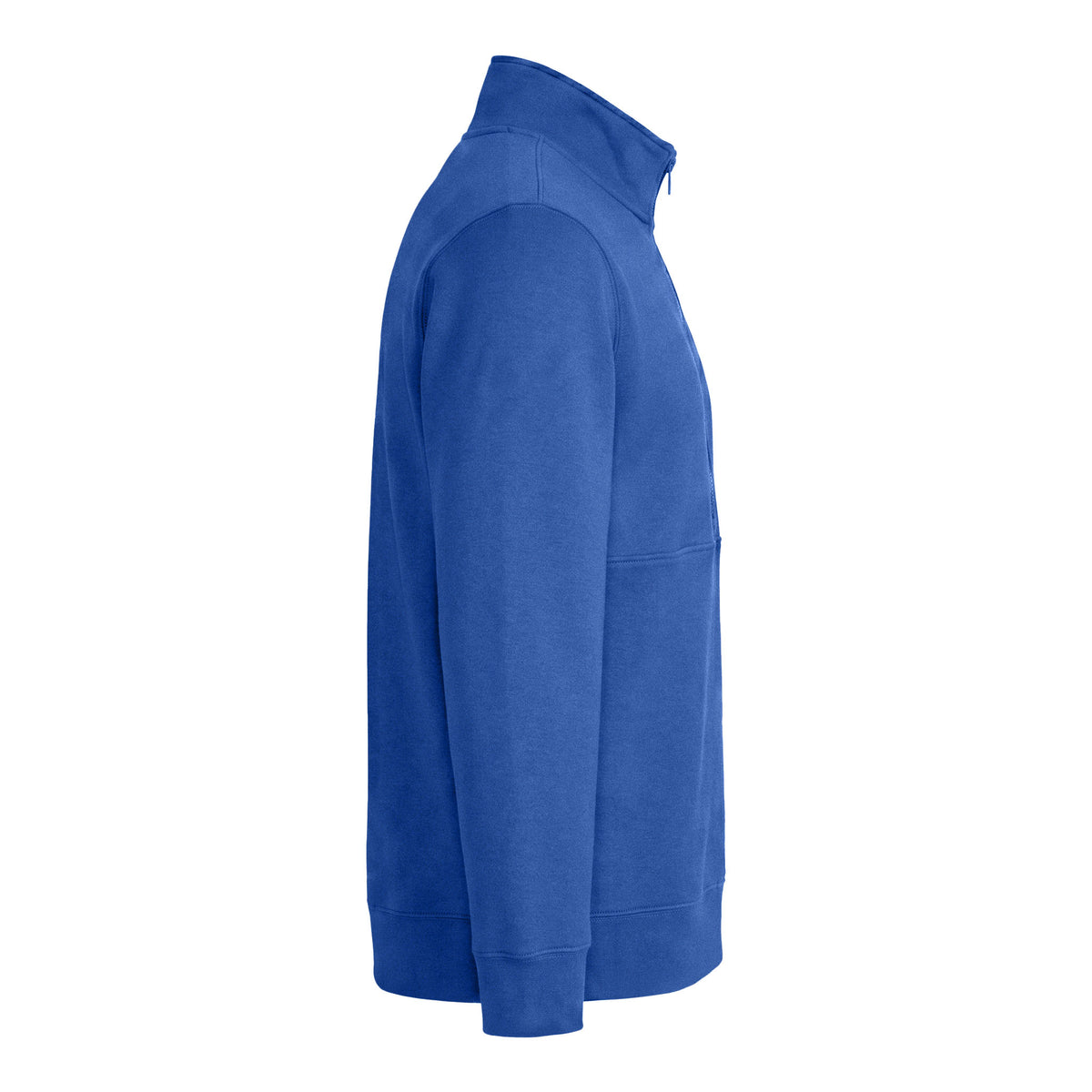 Nike NKDX6718 custom quarter-zip in game royal, right side view