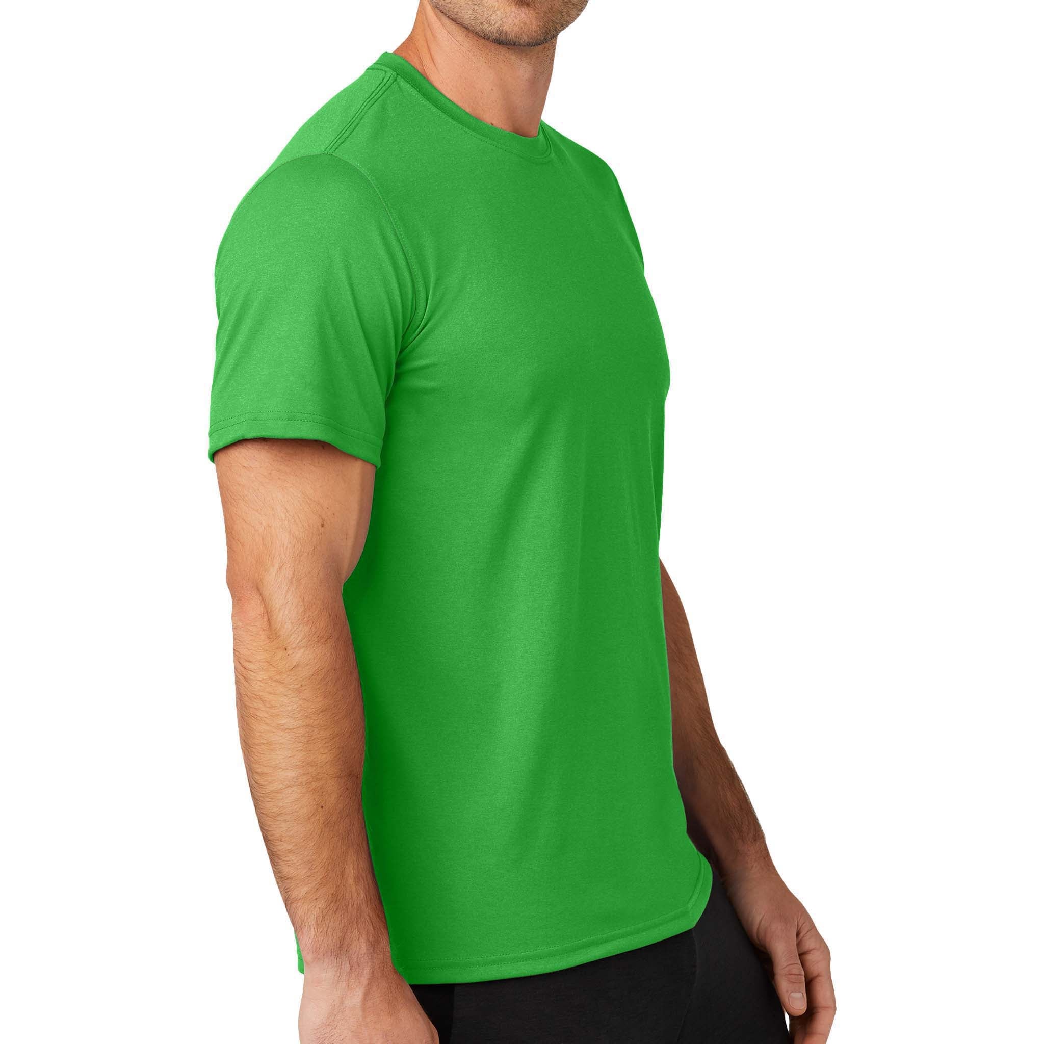 Nike NKDX8730 custom short sleeve t-shirt in apple green, right side view