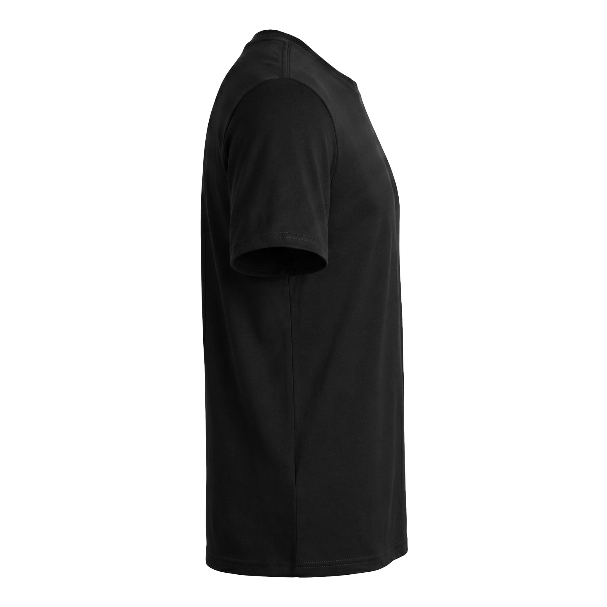 Nike NKDX8730 custom short sleeve t-shirt in black, right side view