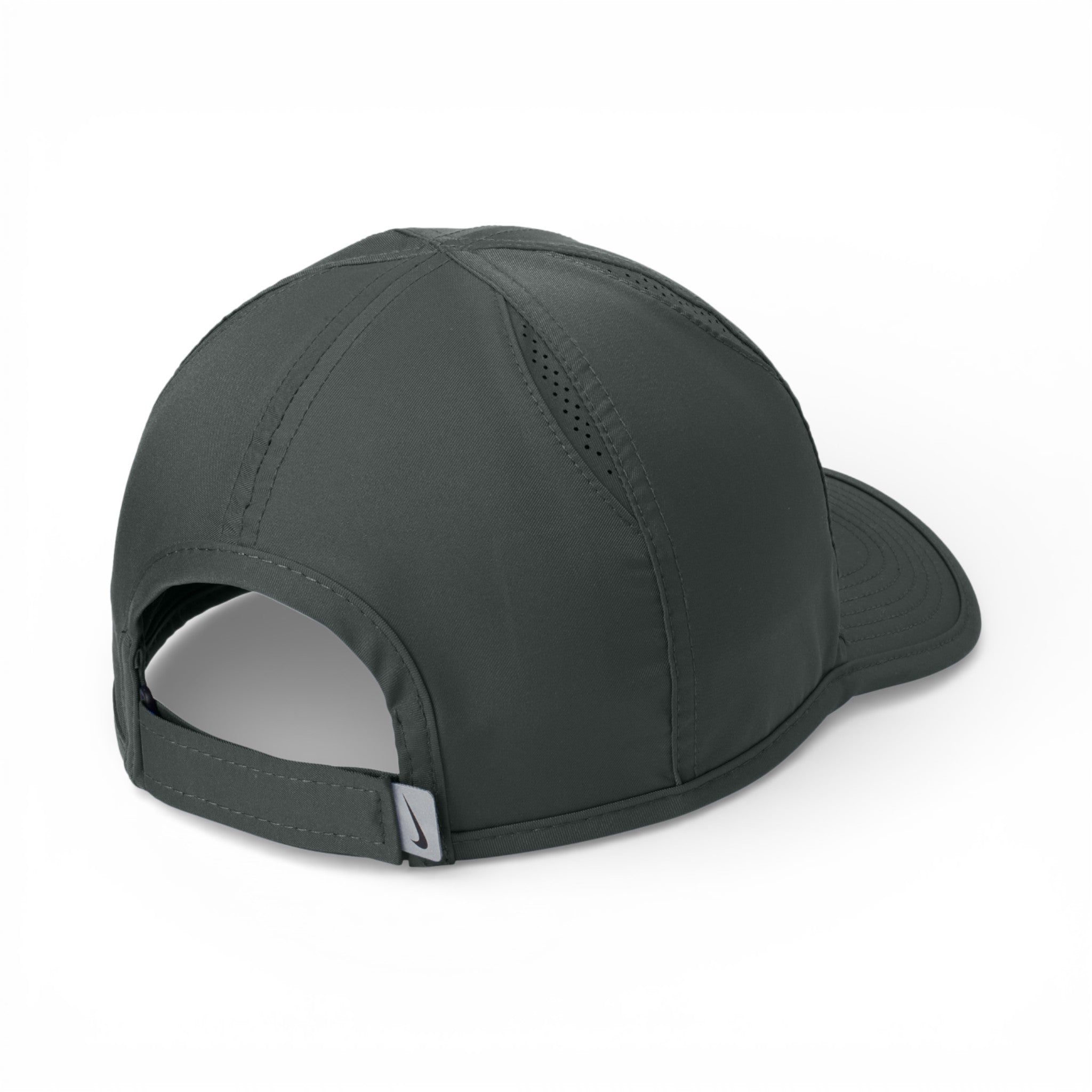 Back view of Nike NKFB5666 custom hat in anthracite
