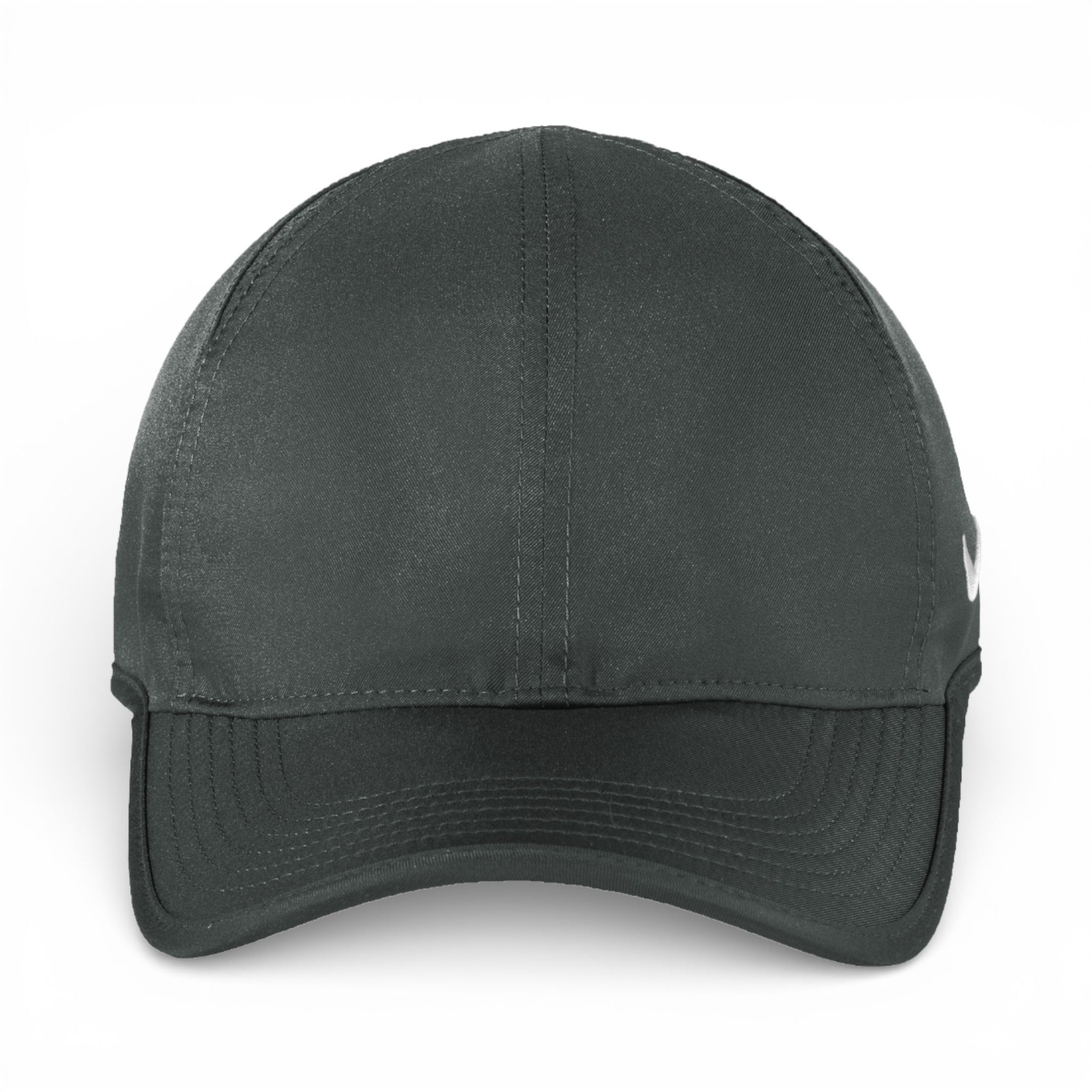 Front view of Nike NKFB5666 custom hat in anthracite