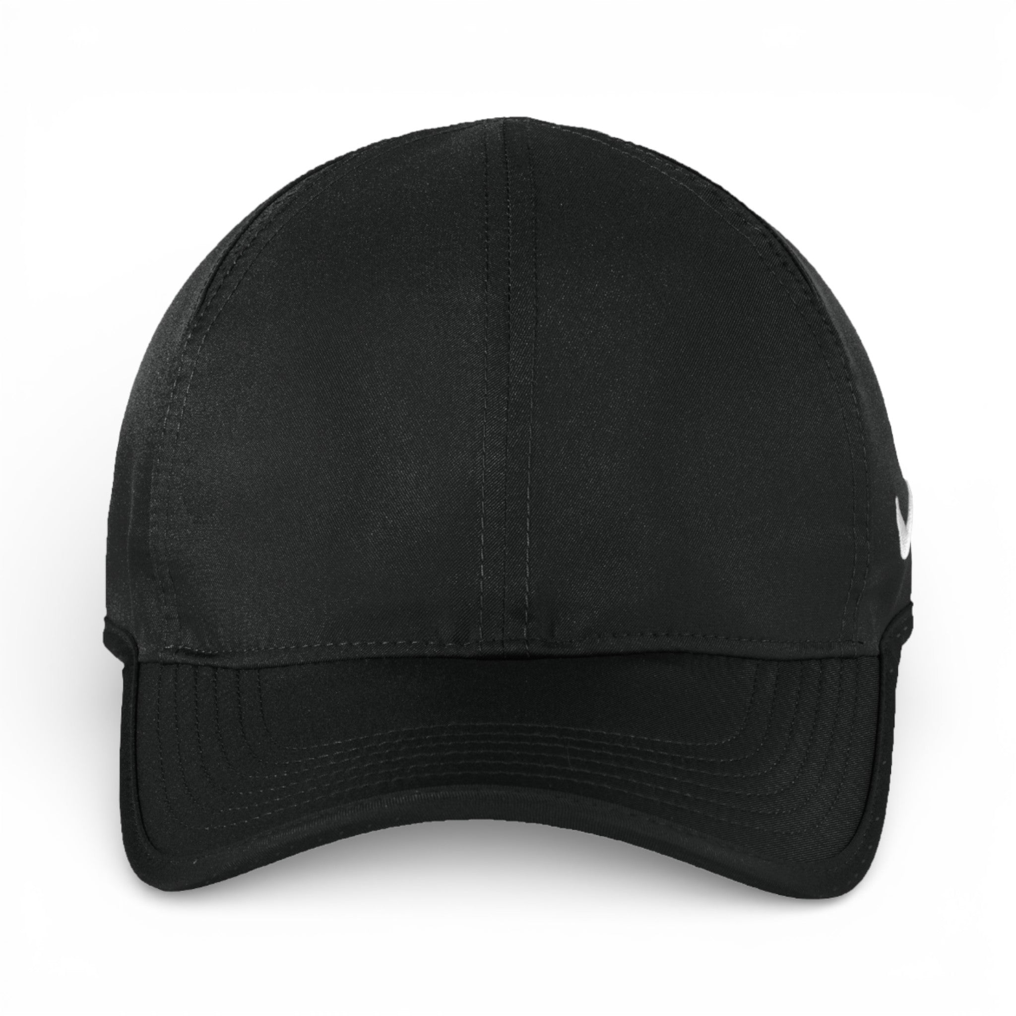 Front view of Nike NKFB5666 custom hat in black