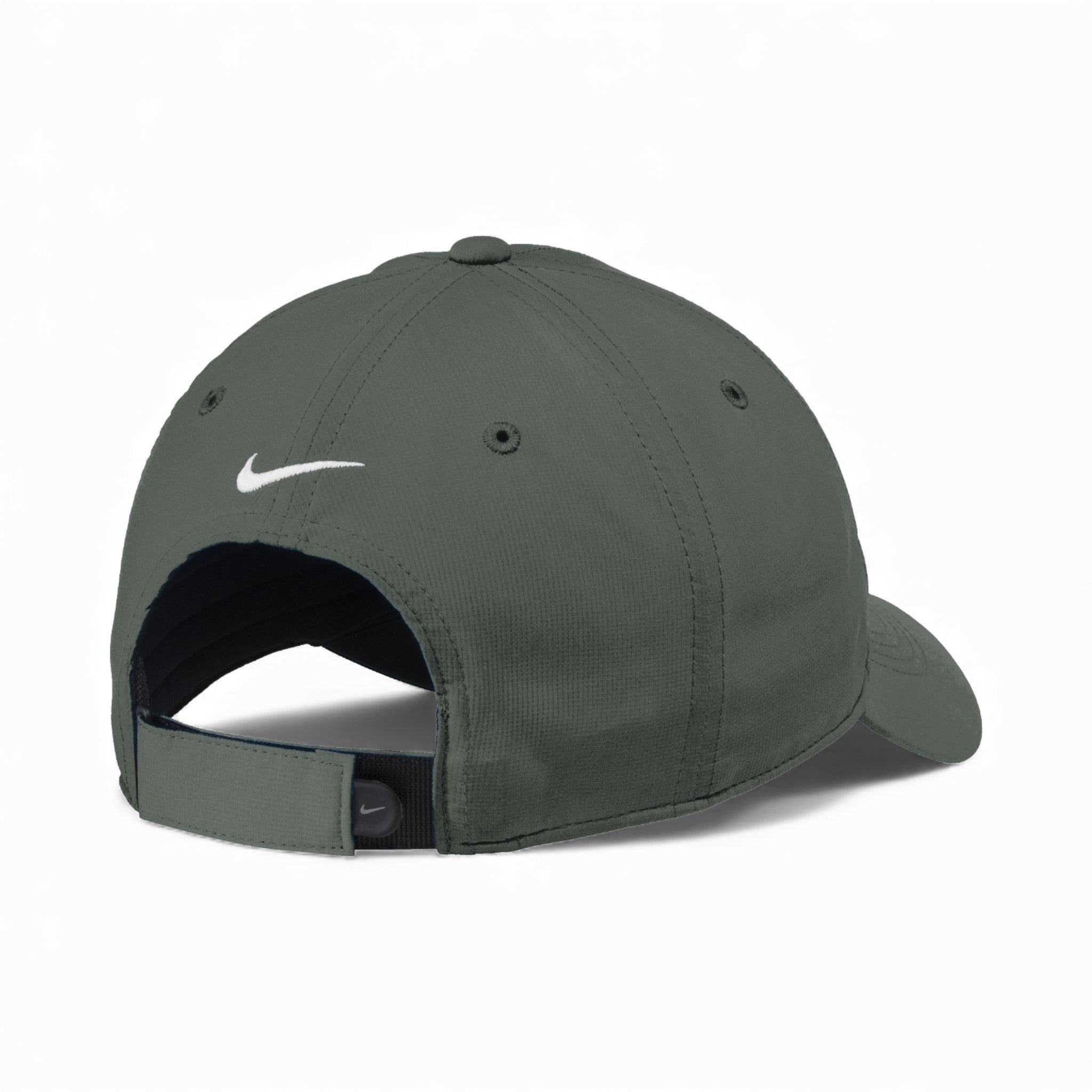 Back view of Nike NKFB6444 custom hat in anthracite