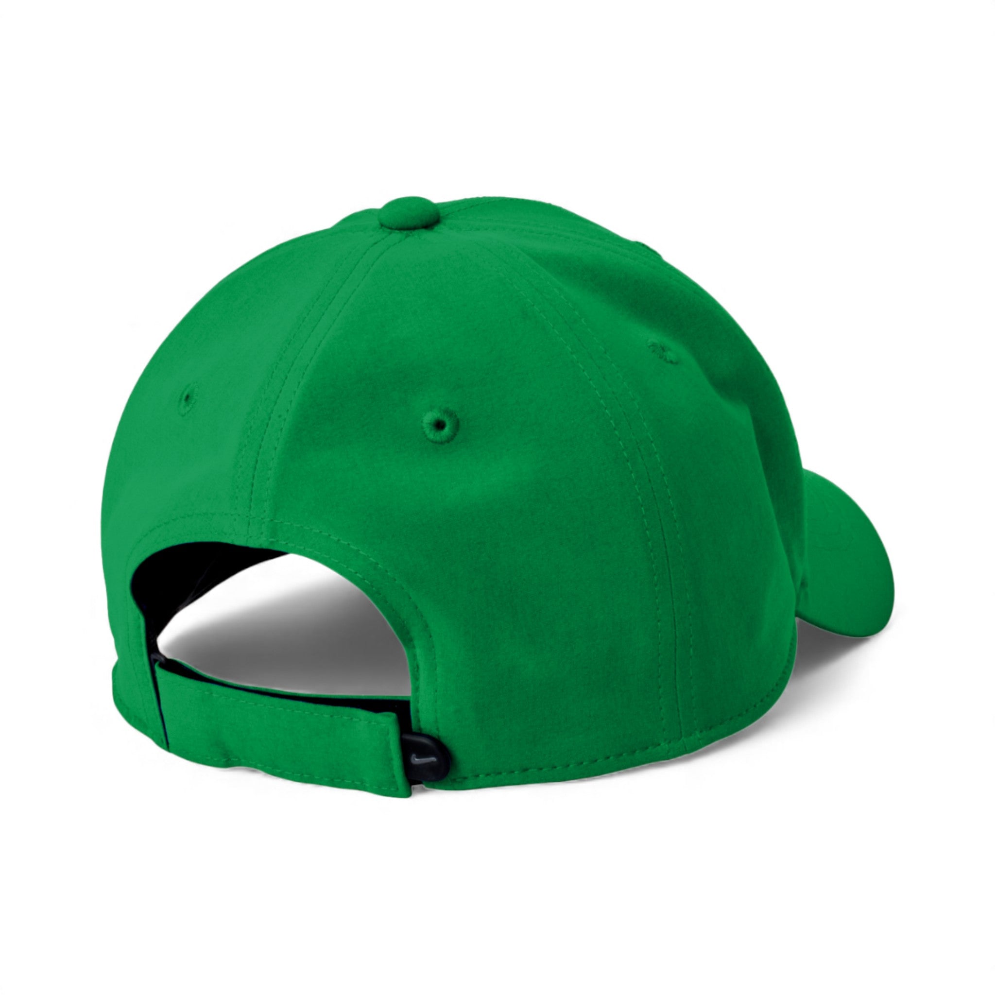 Back view of Nike NKFB6447 custom hat in apple green