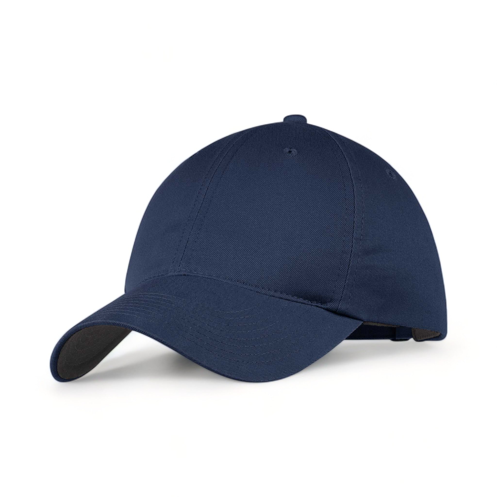 Side view of Nike NKFB6449 custom hat in navy