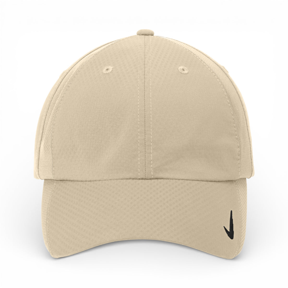 Front view of Nike NKFD9709 custom hat in birch