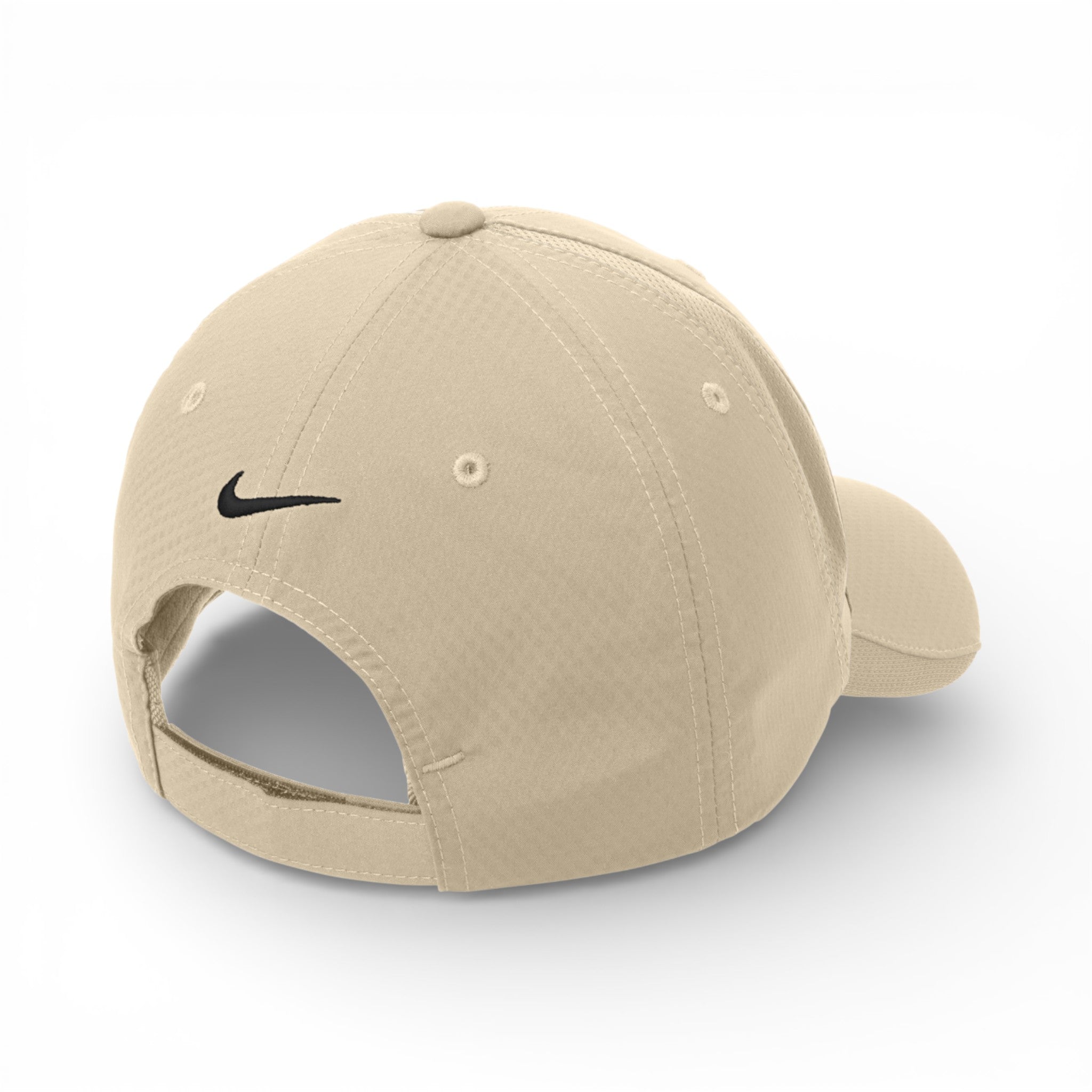 Back view of Nike NKFD9709 custom hat in birch
